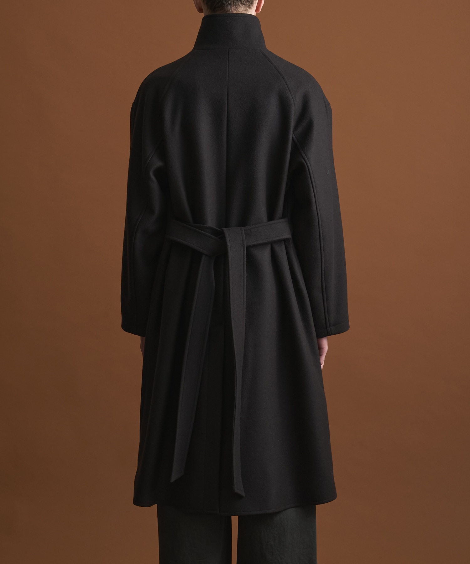 Super140sメルトンオーバーサイズスタンド