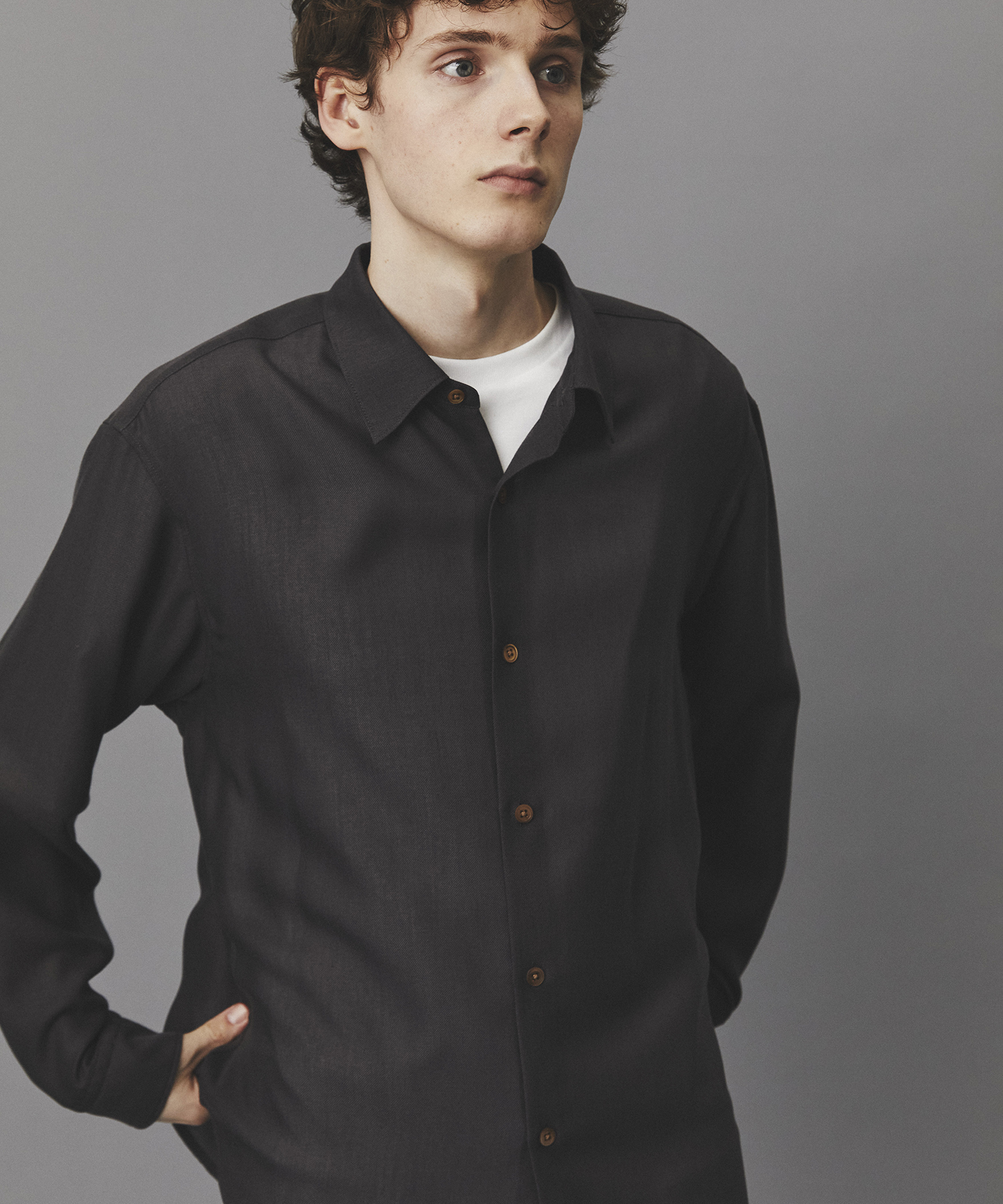 ウールビエラウォッシャブルシャツ