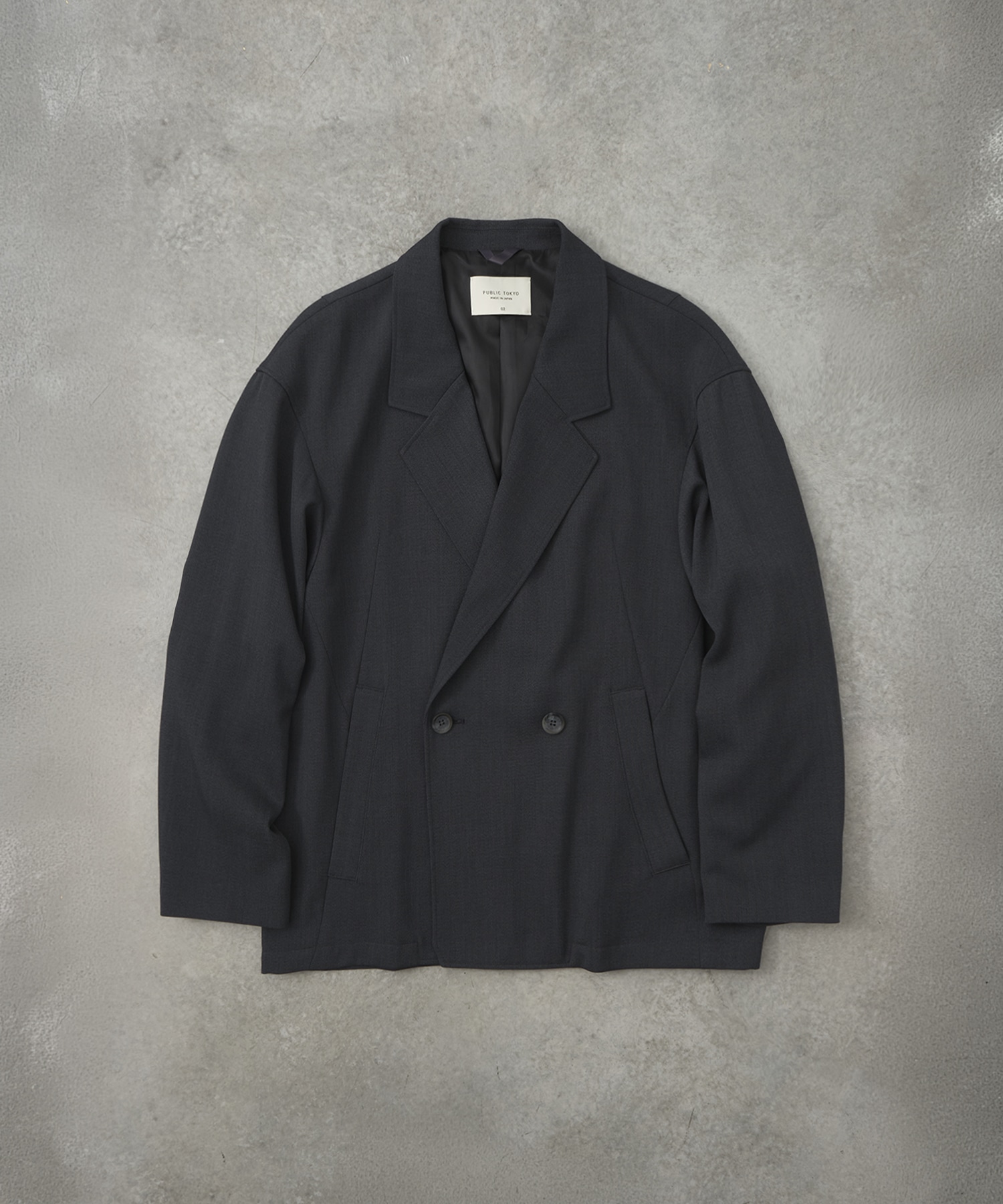 【WEB限定】AQUA WOOLカルゼダブルセットアップ