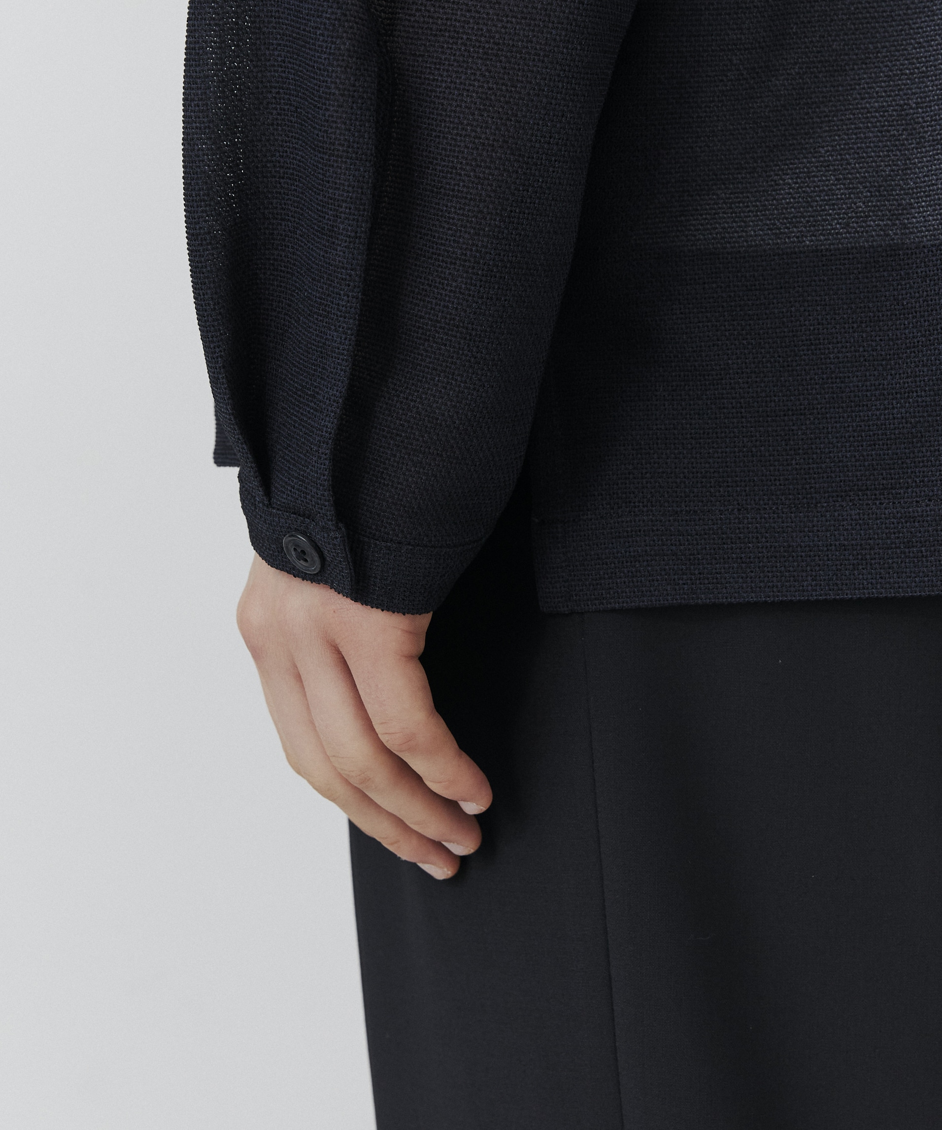 リネンライクリラックスCPOシャツ