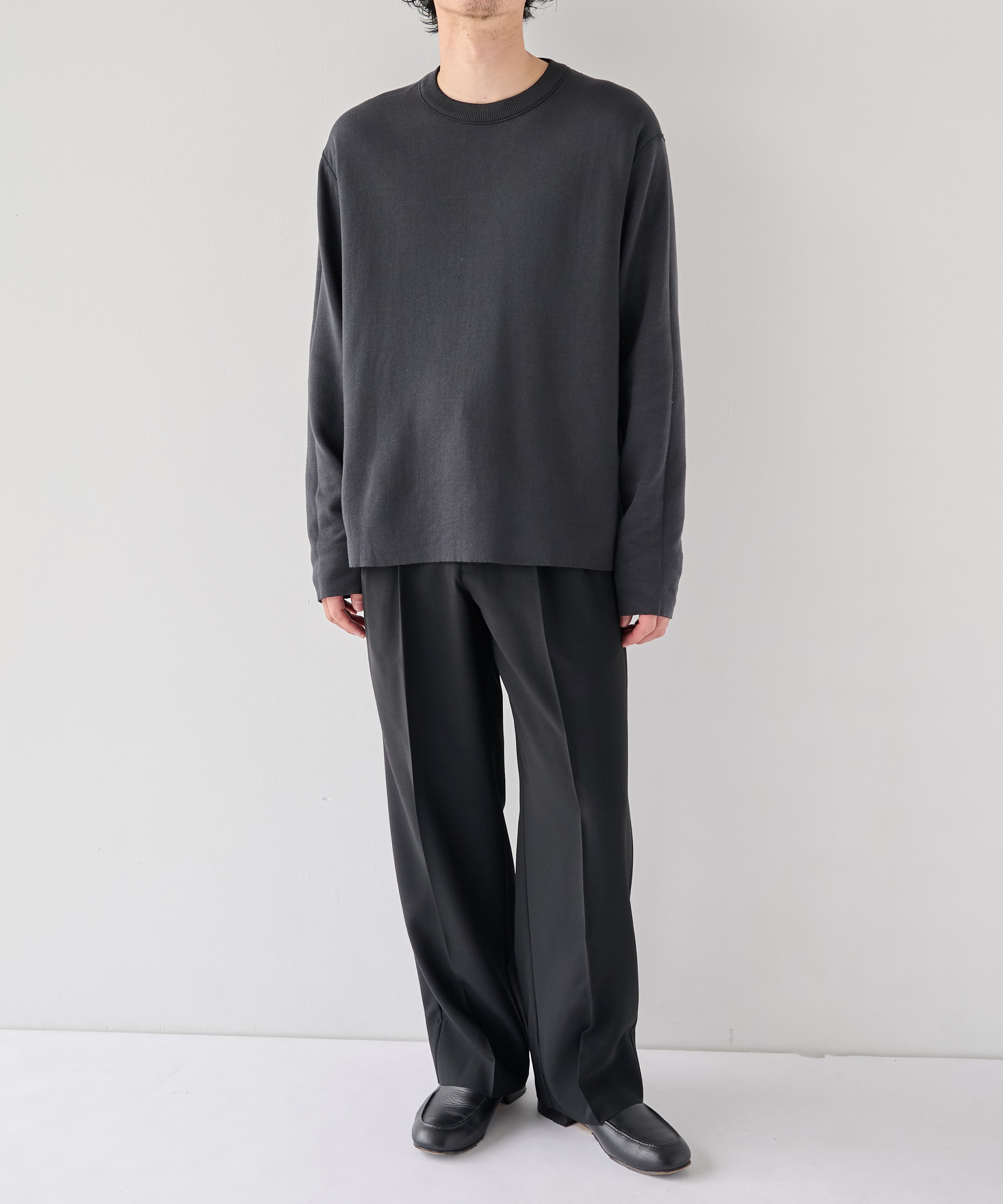 【WEB | 一部店舗限定】リバーシブルクルーネックニット