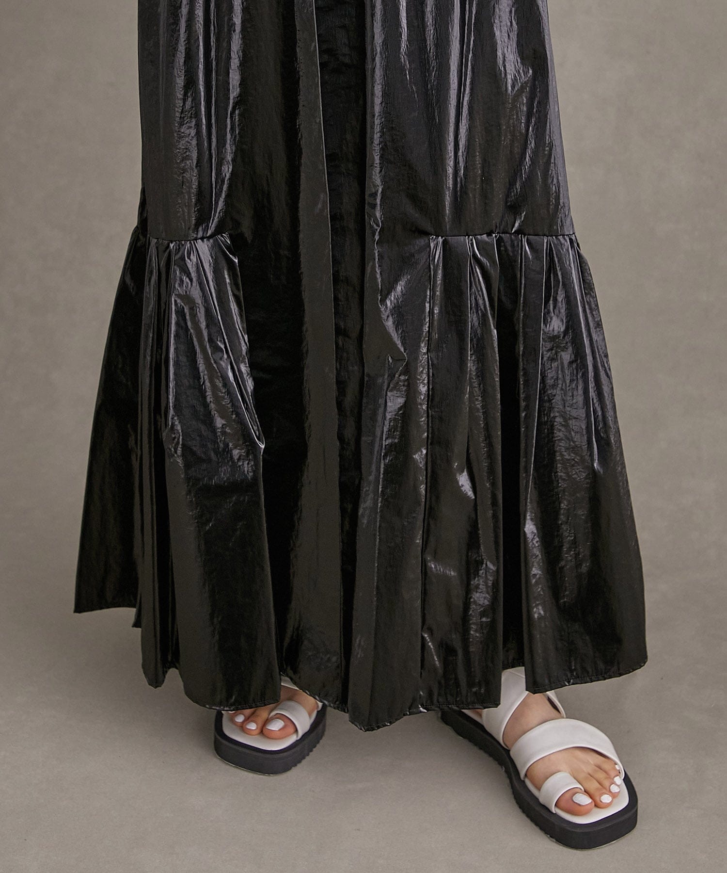 グリッターロングスカート(FREE BLACK): : ウィメンズ｜PUBLIC TOKYO