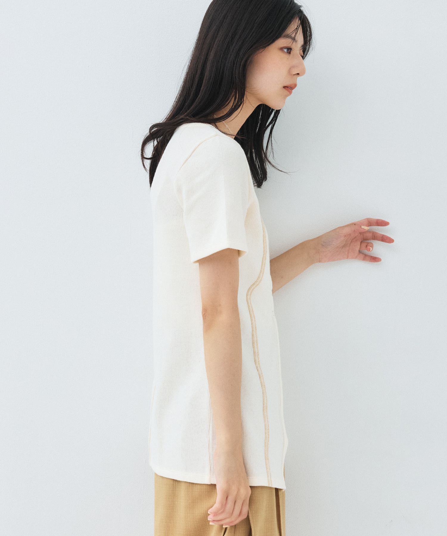フロントスナップリブTOP
