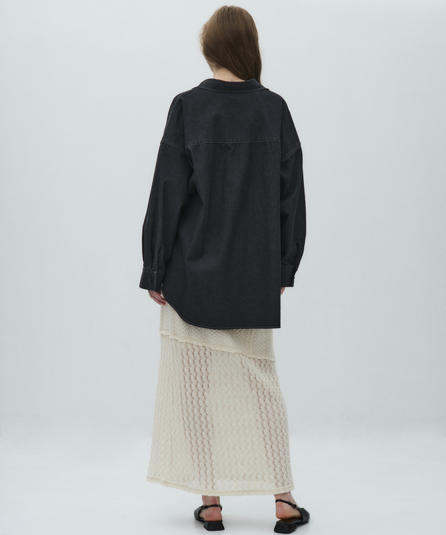 オーバーサイズデニムシャツ