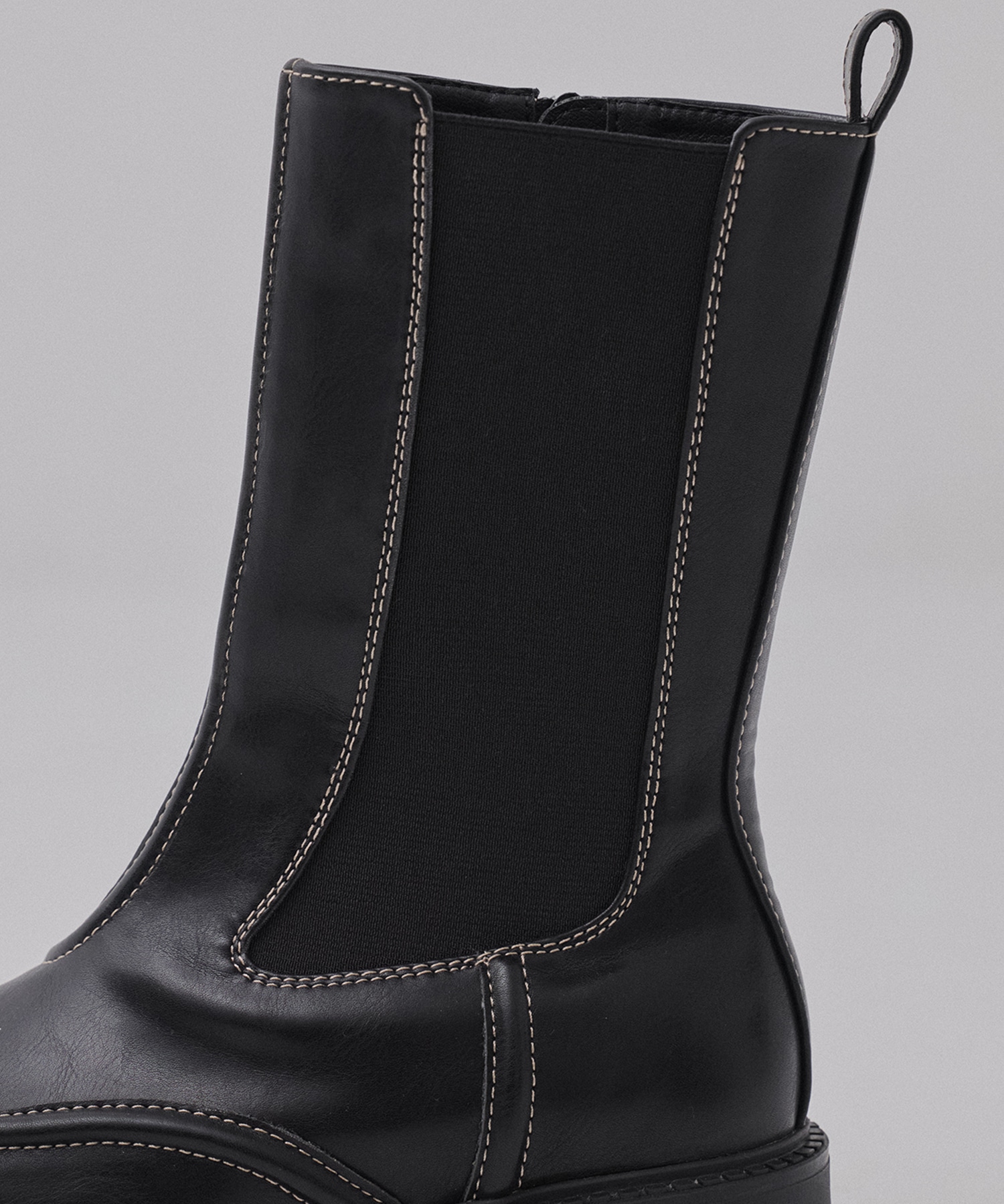 ステッチラインサイドゴアブーツ