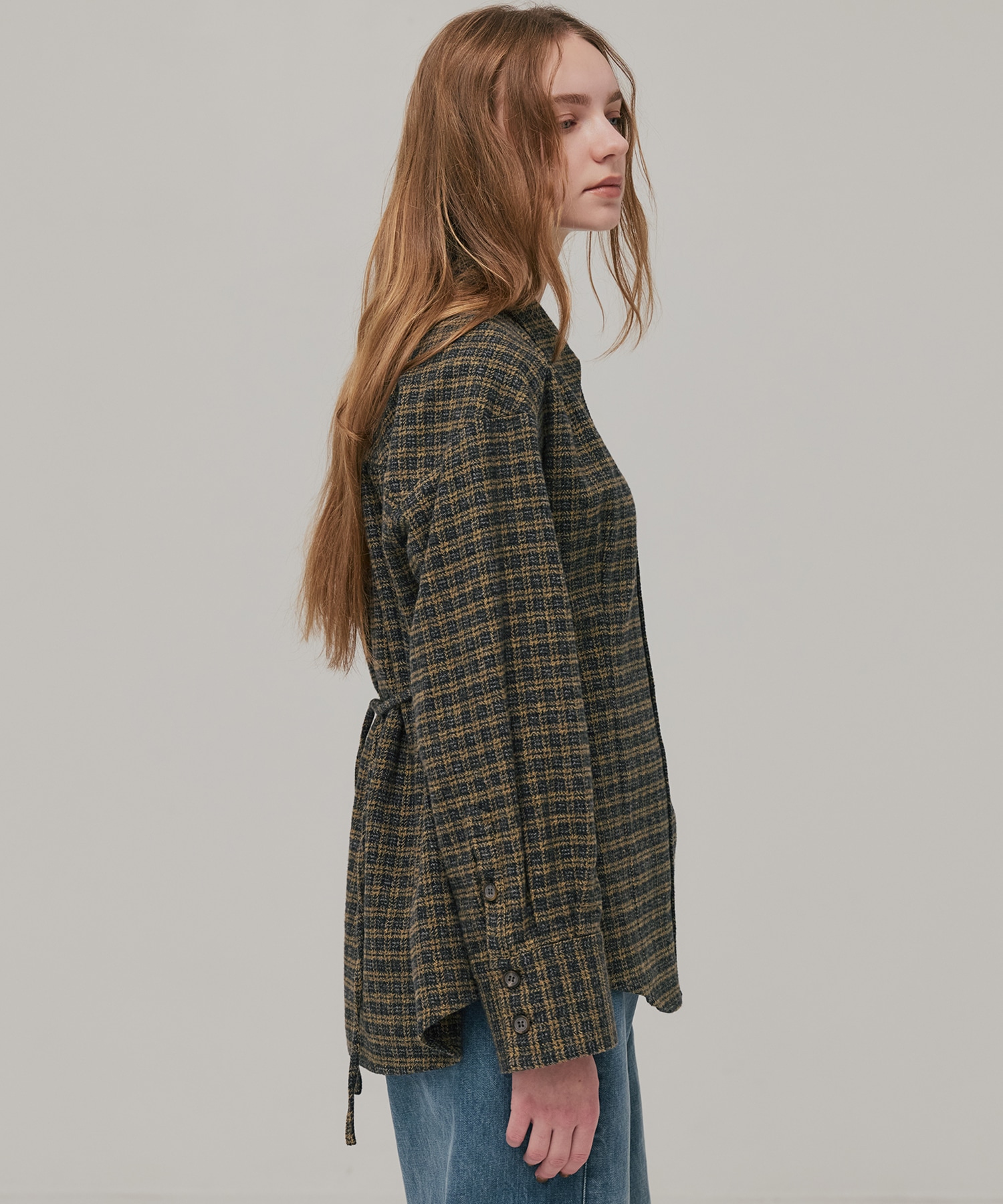 ソフトネルオーバーチェックシャツ