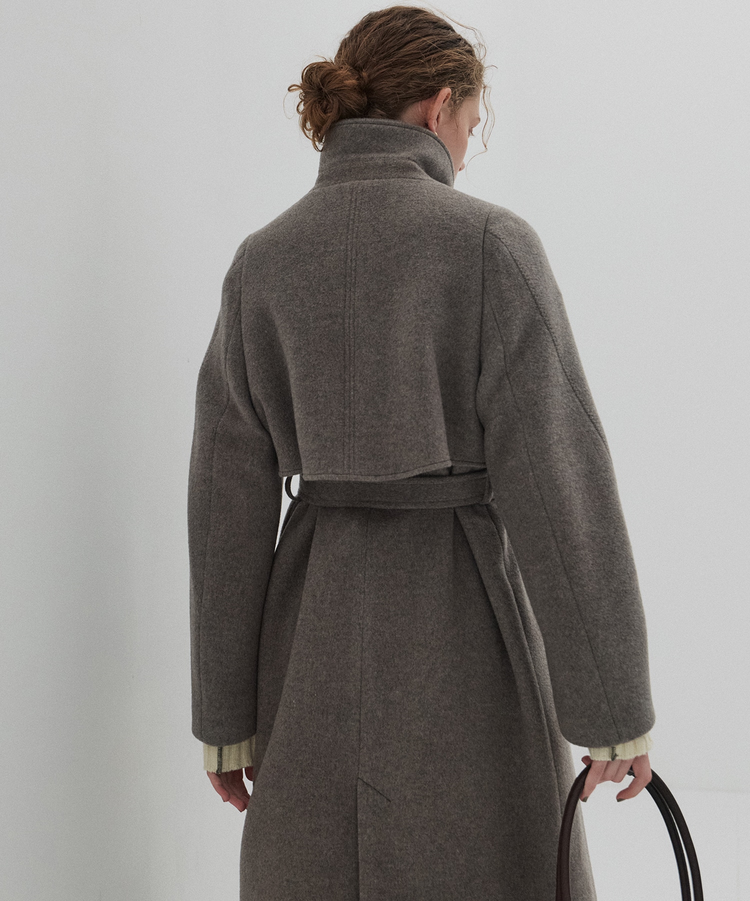 LAMBSアシメオーバーヨークコート