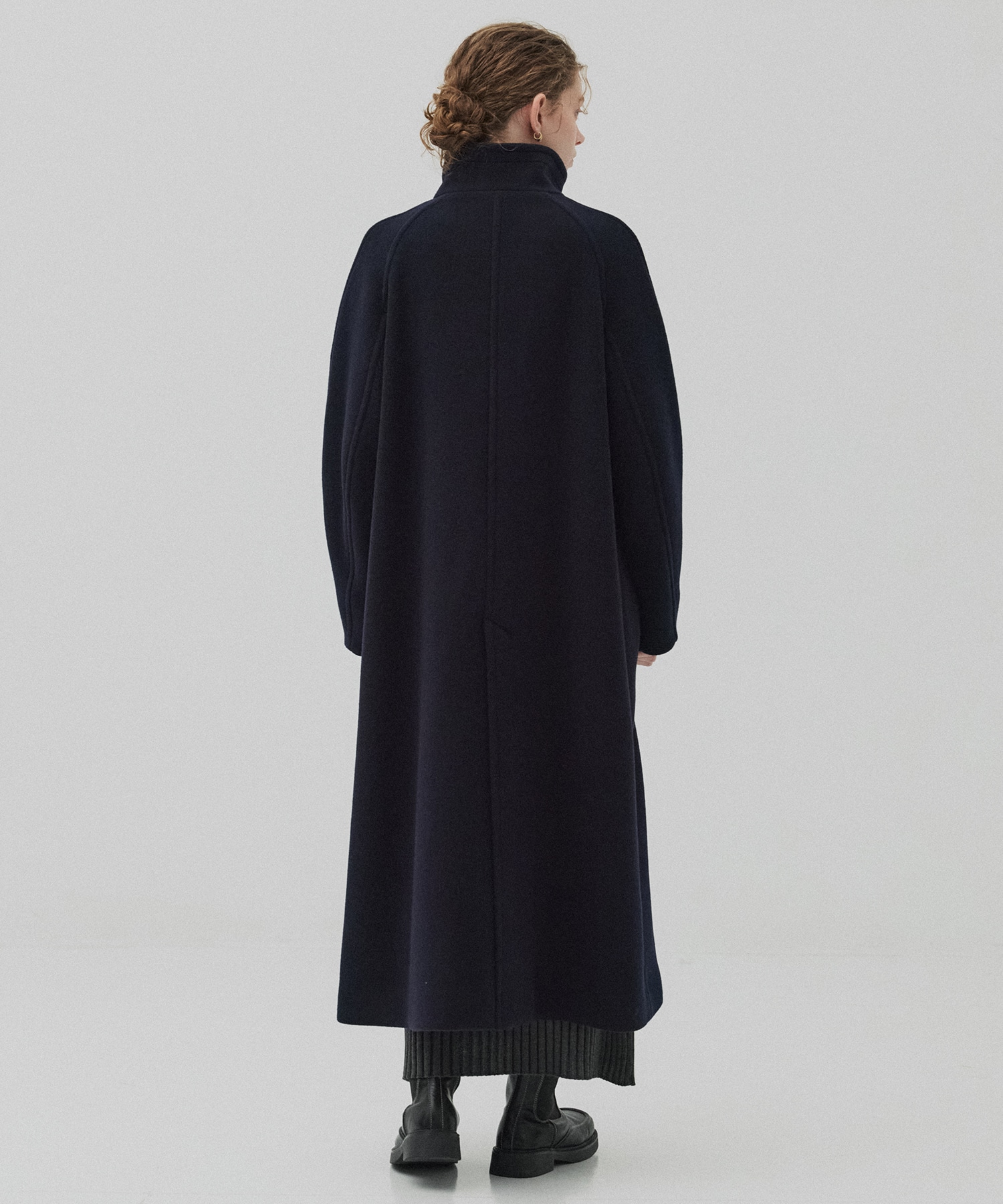 SUPER140スタンドカラーコート