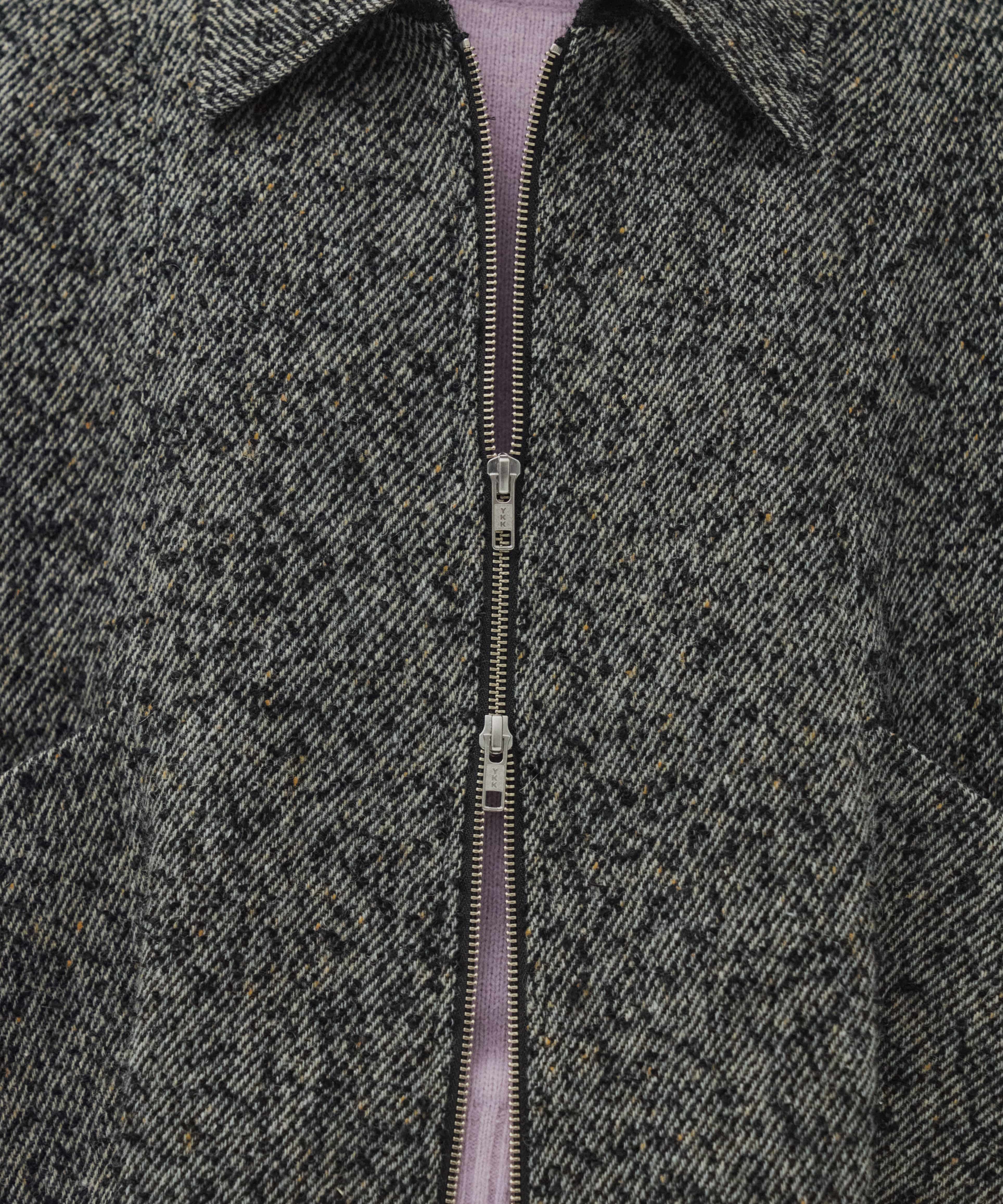 ウールジップタックショートコート