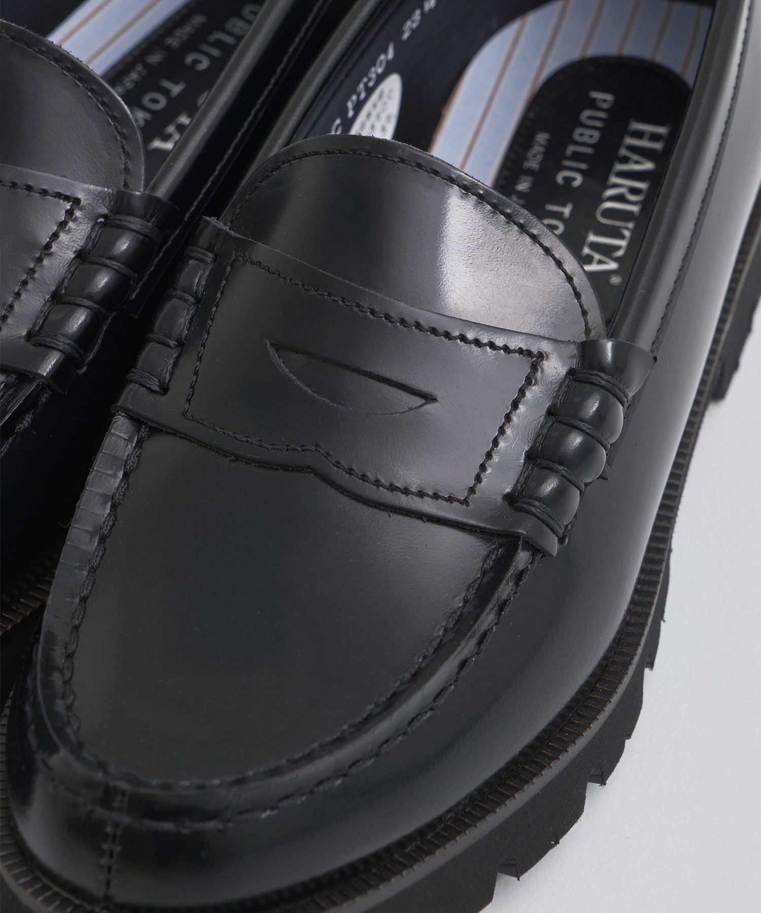 ×HARUTAトラックソールローファー