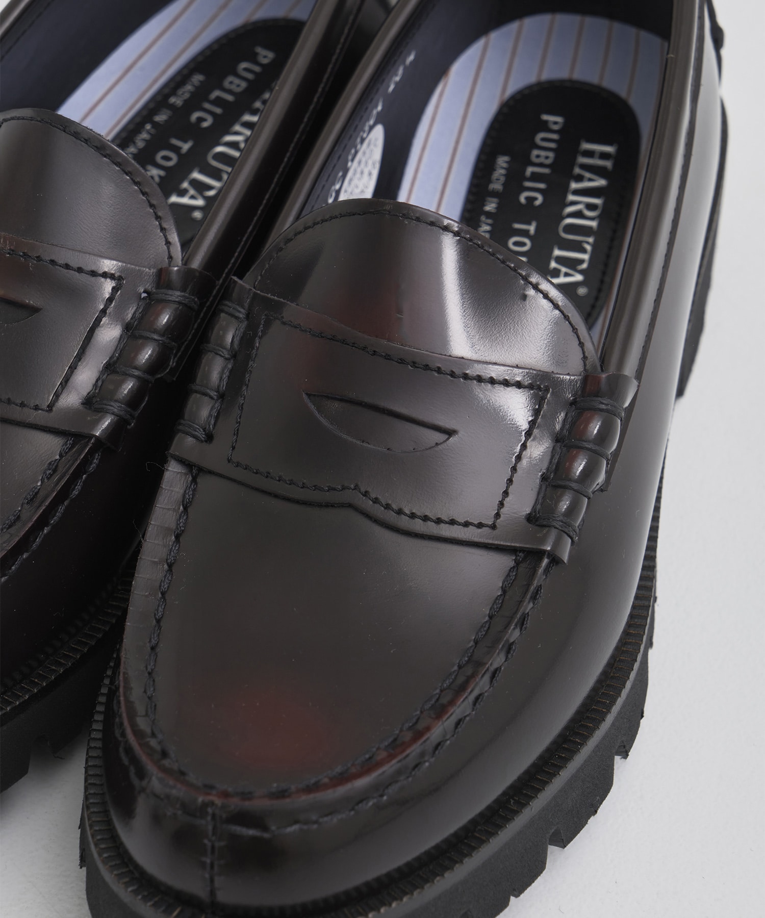 ×HARUTAトラックソールローファー