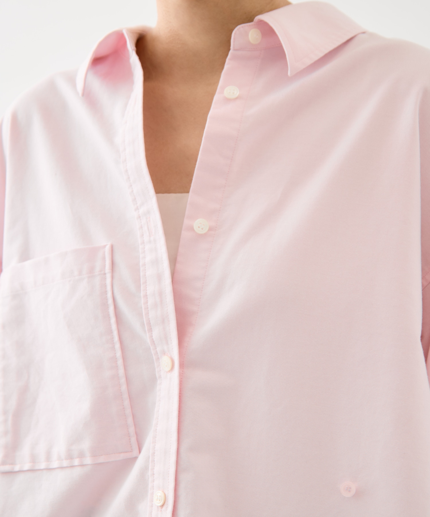 ウォッシュドオックスシャツ