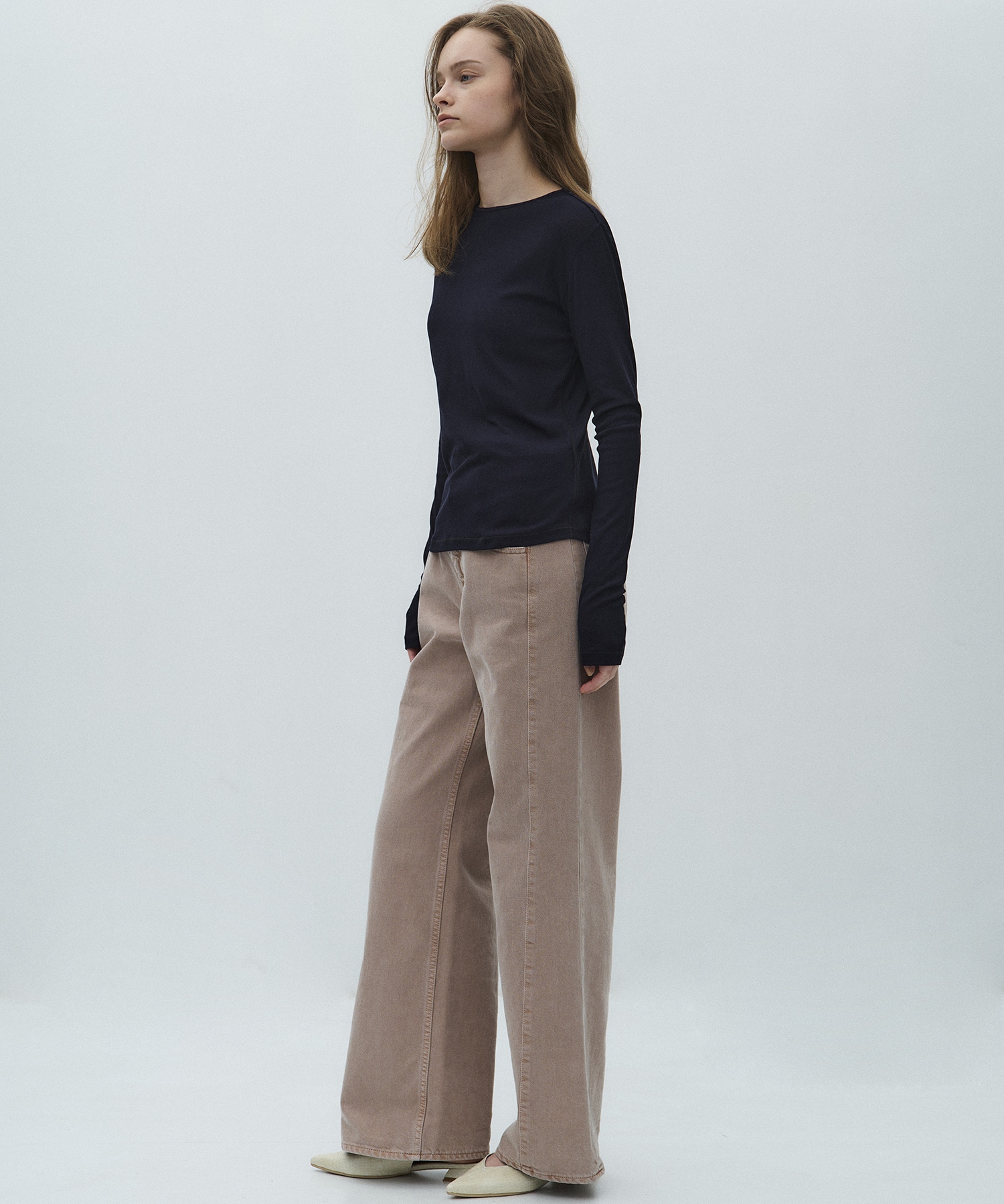 ミニマルコットンシアーTOP