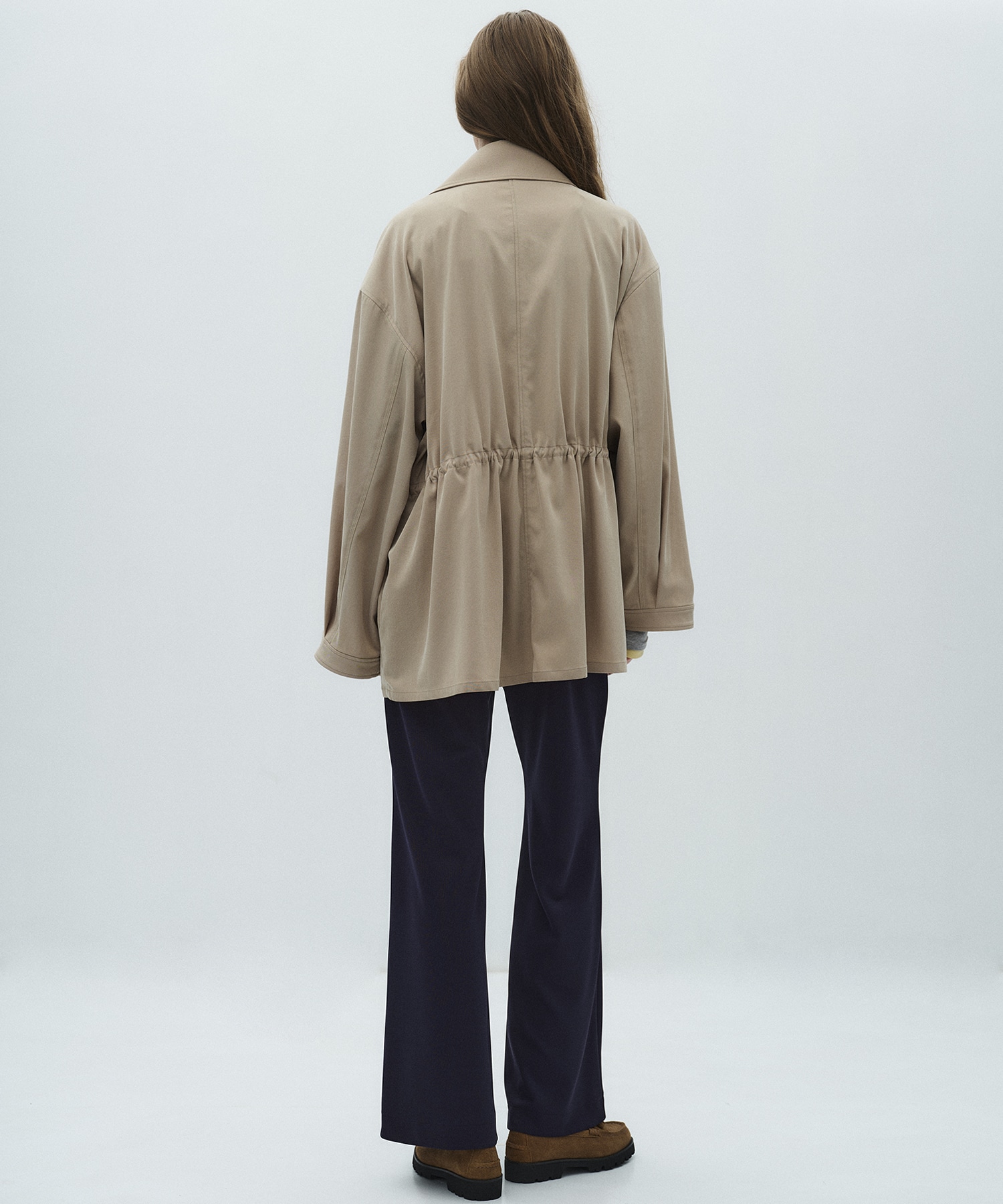 ストレッチハイライズフレアパンツ