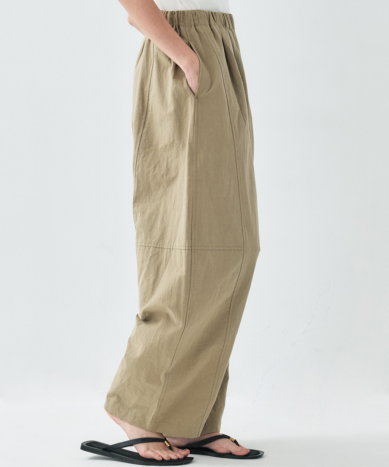 【再入荷】ドライリネンカーブパンツ