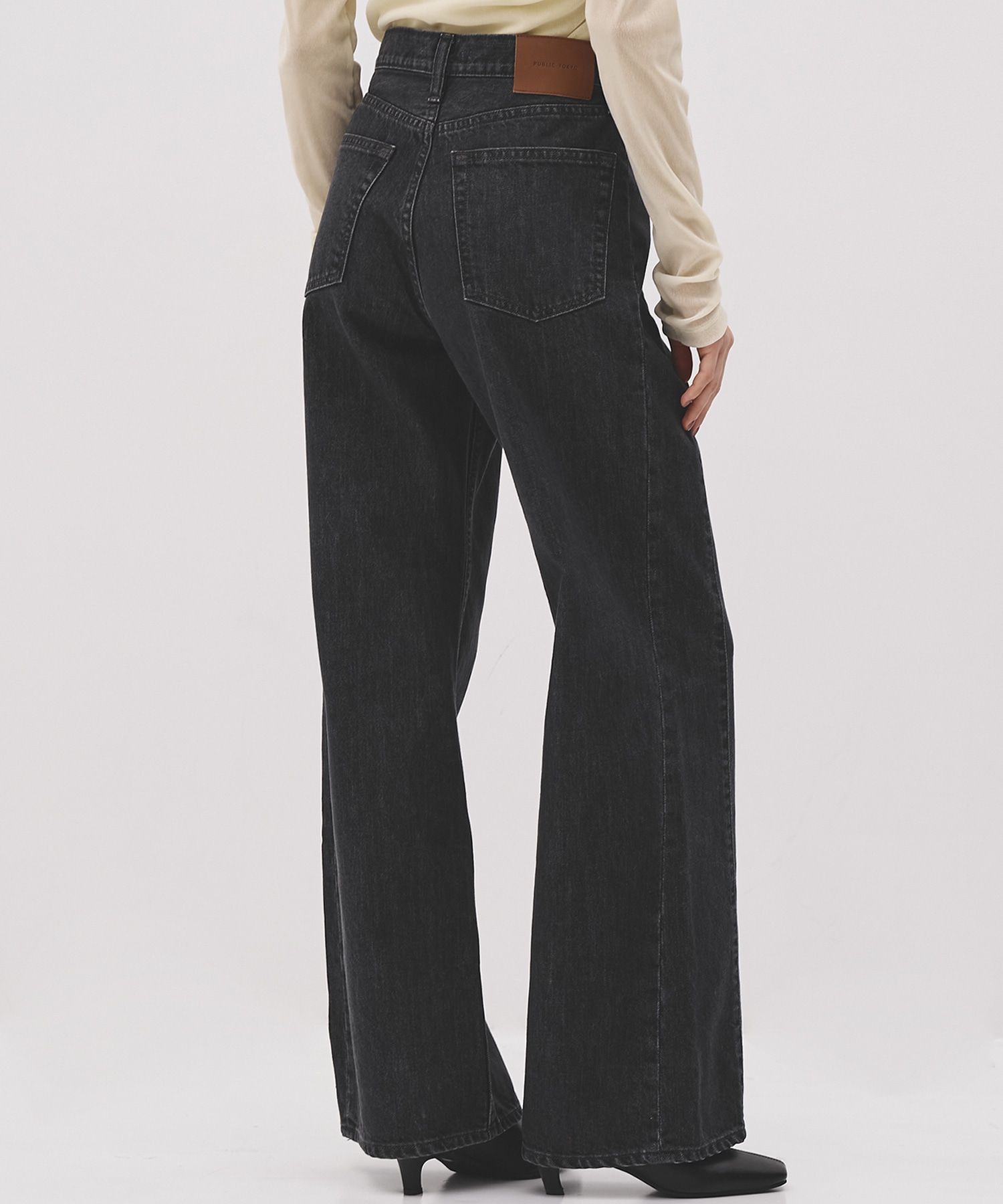【RENEWAL】PUBLICDENIM BLACKRELAX