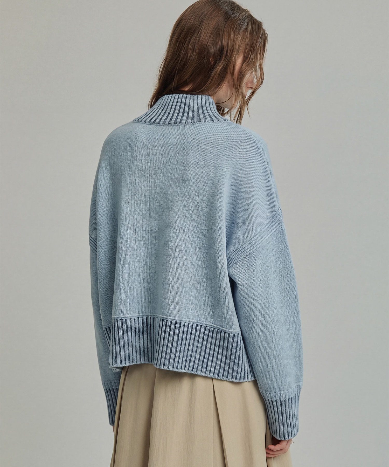 【WEB先行発売】エアウールショートニット