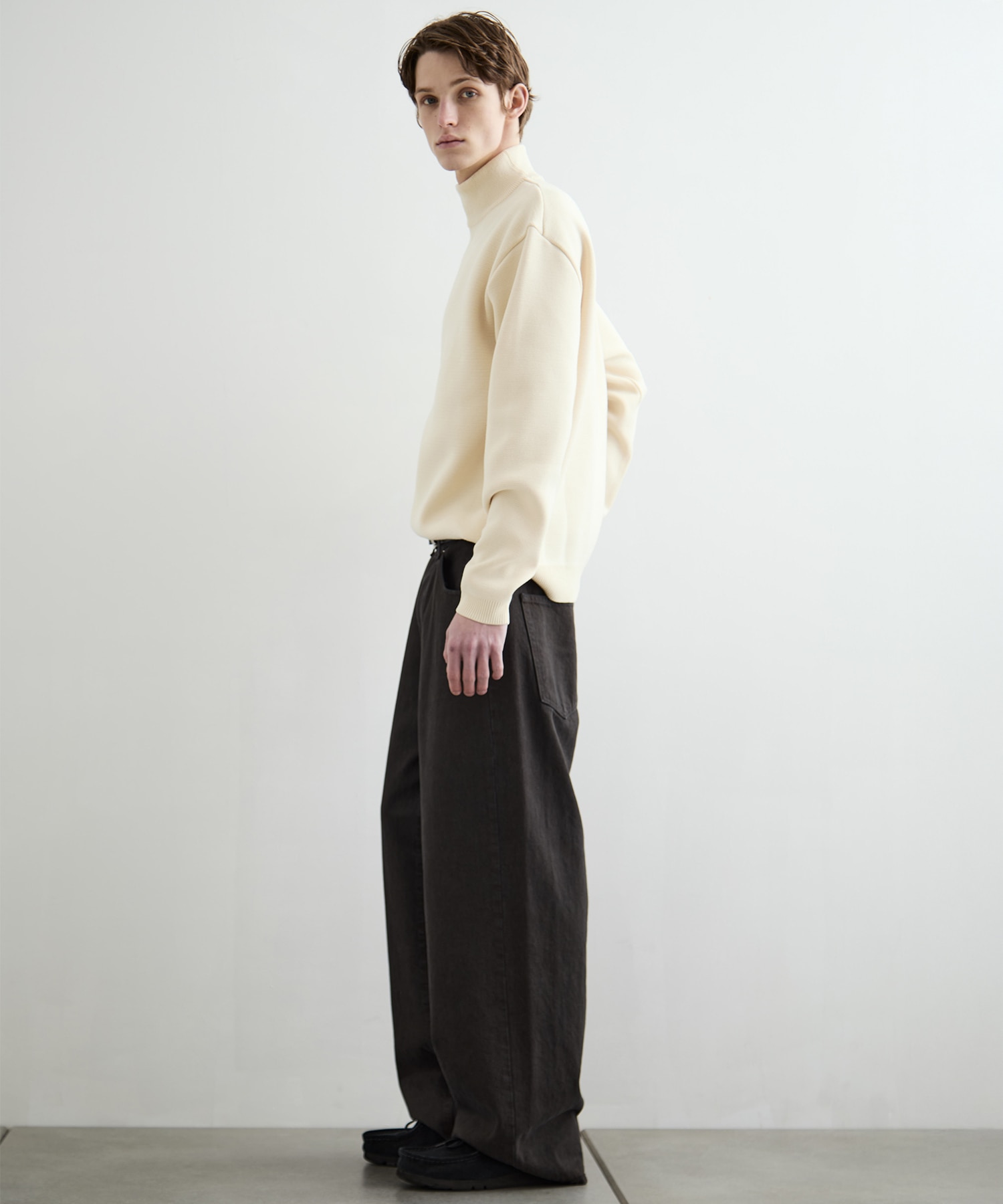 バウンドウールミラノリブハイネック