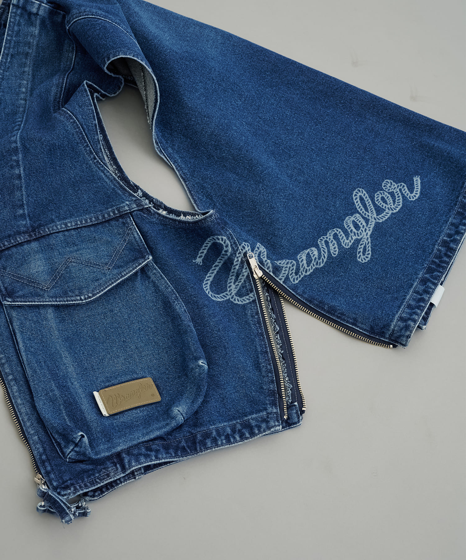 ×Wrangler ROPELOGO JEAN VEST