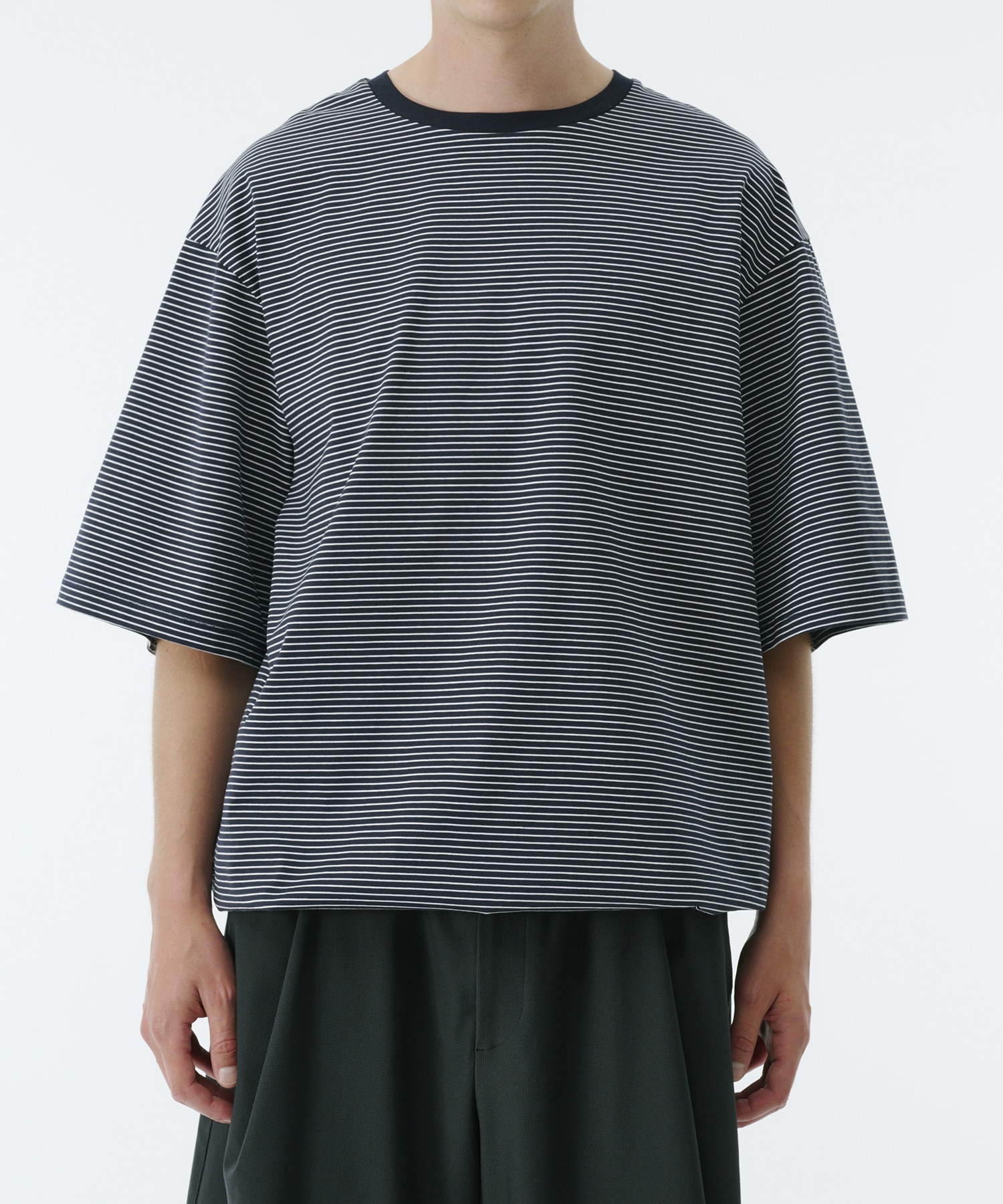 ビューティーコットンコードボーダーTEE