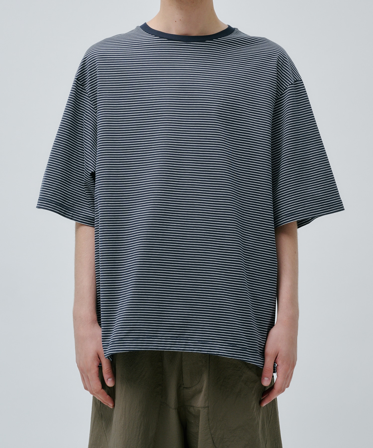 ビューティーコットンコードボーダーTEE