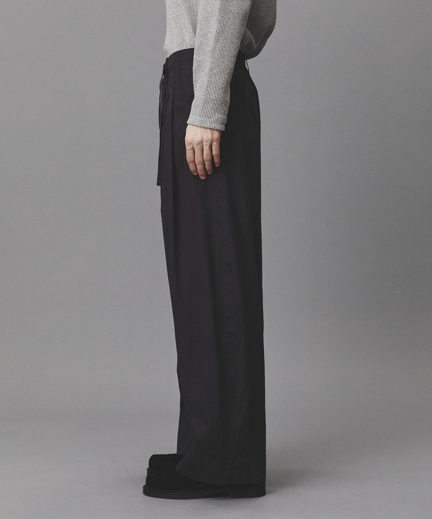 リッチコットンウォッシュドパンツ