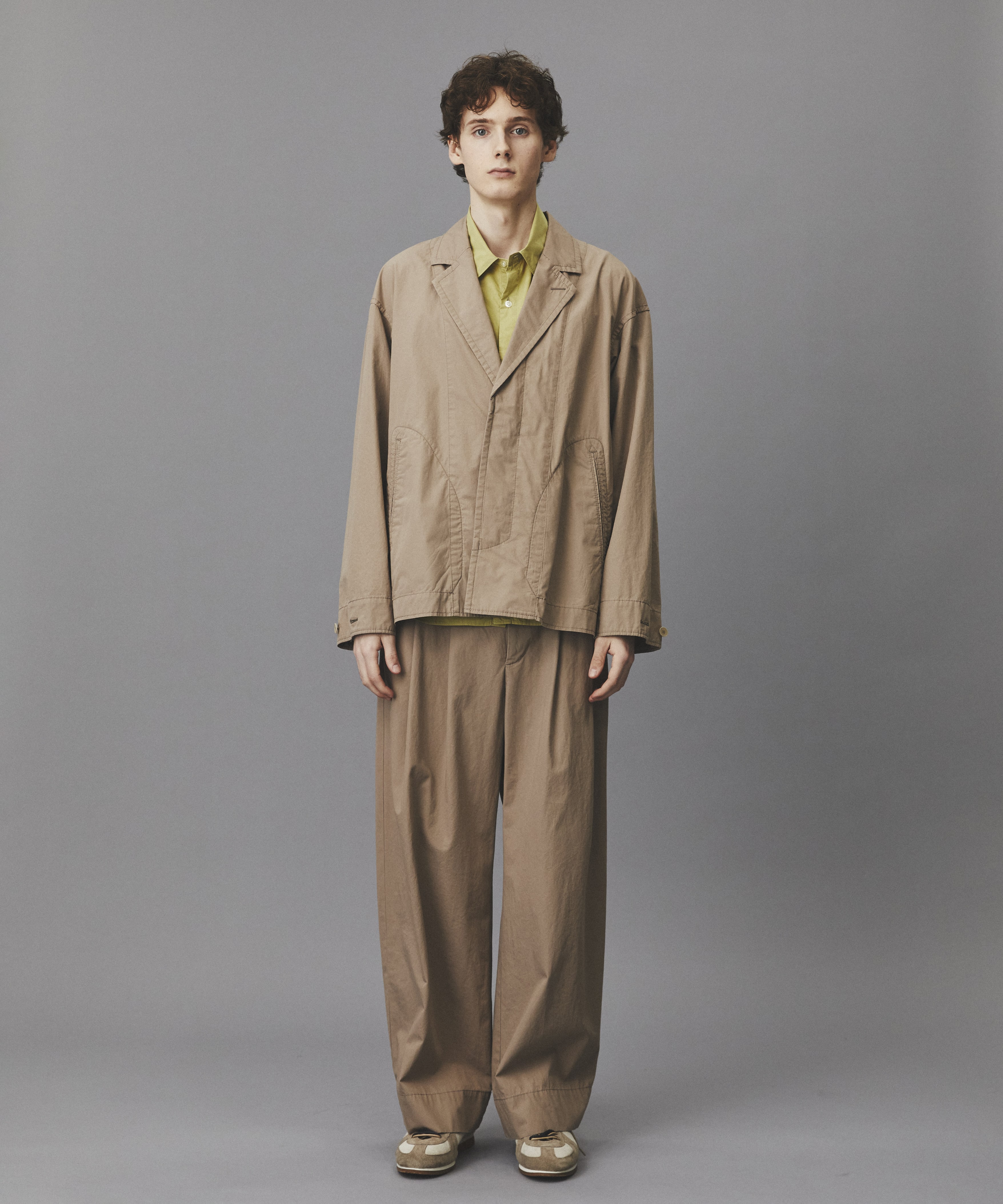 リッチコットンウォッシュドパンツ