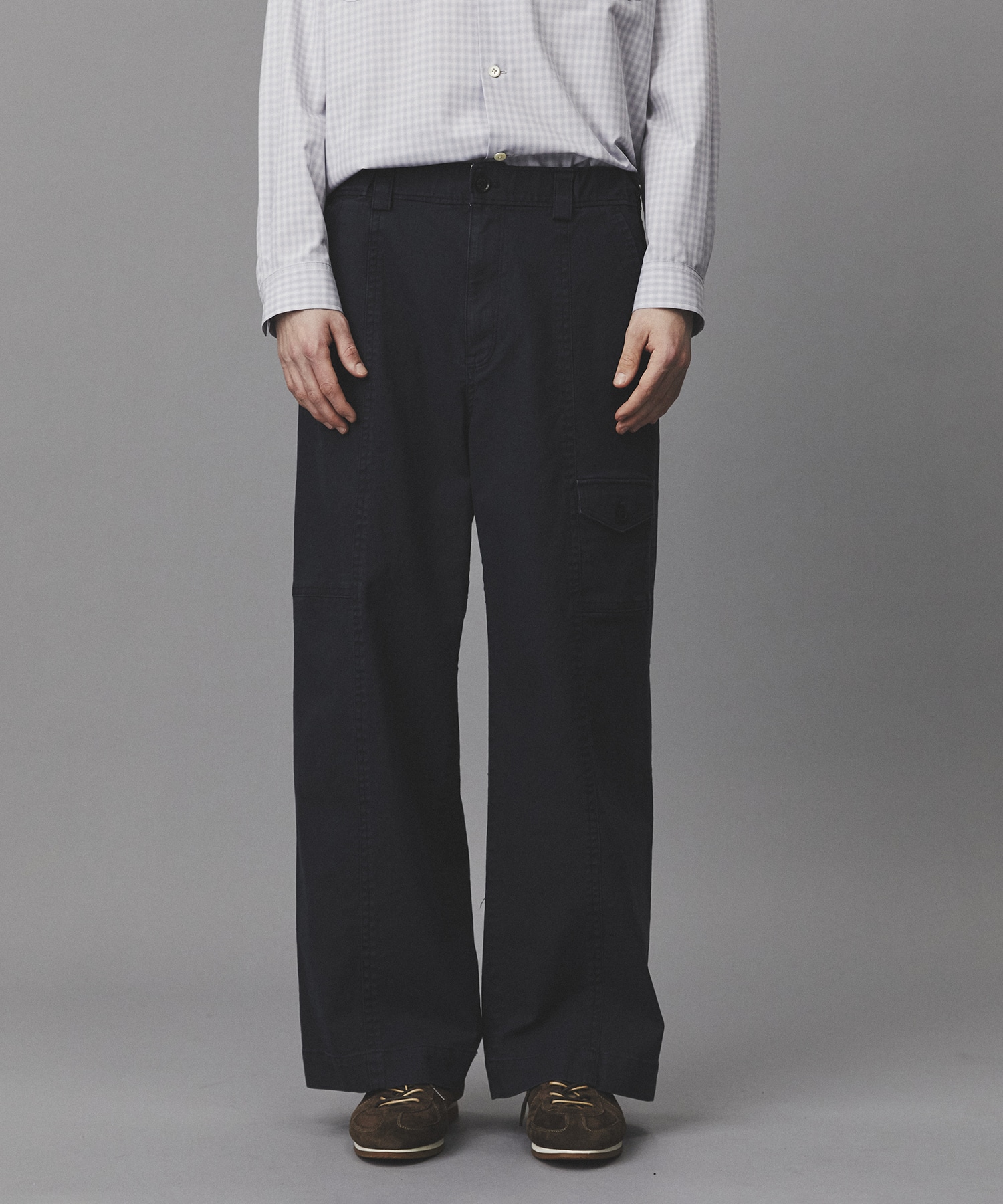 コットンサージベイカーパンツ