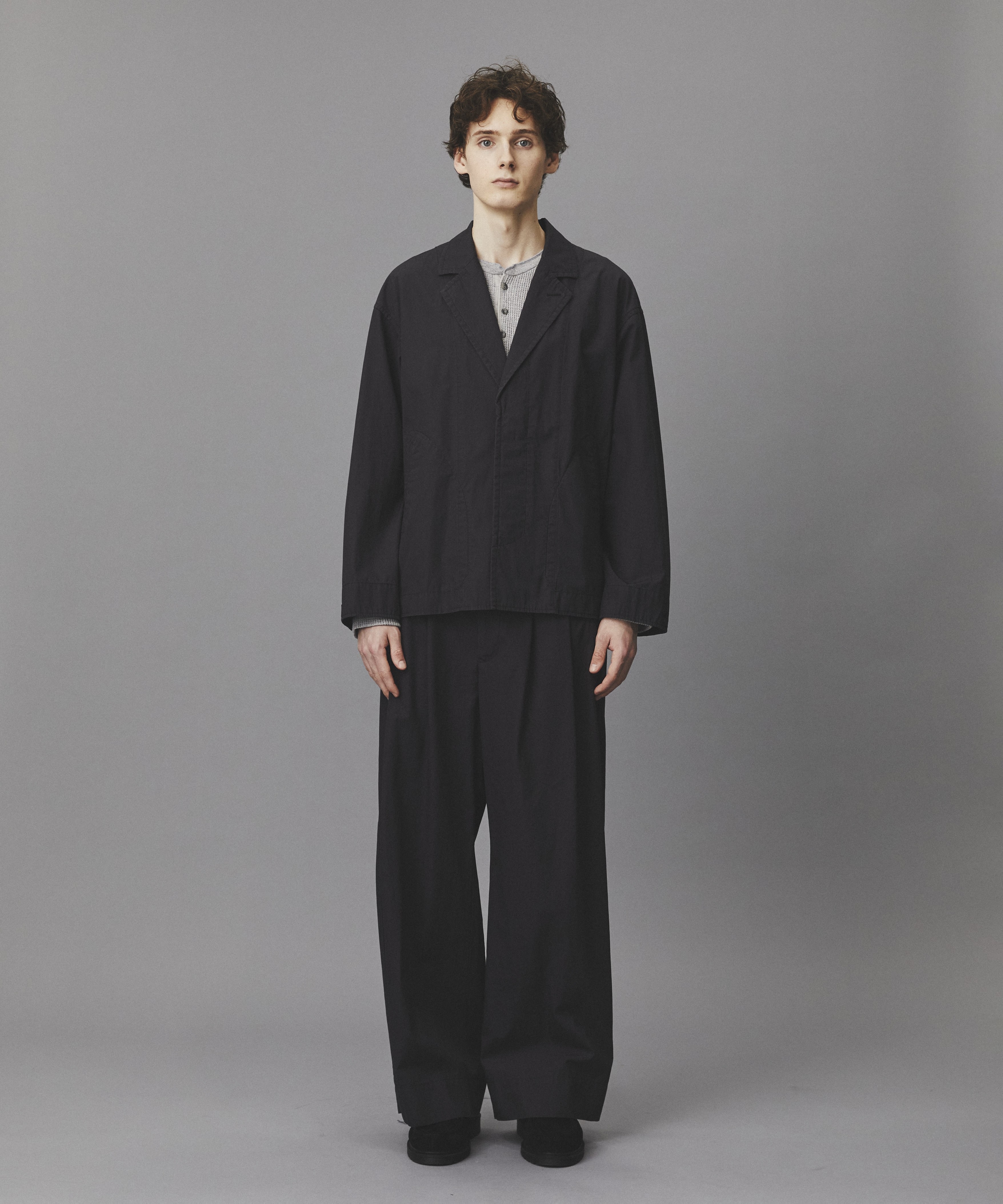 リッチコットンウォッシュドジャケット