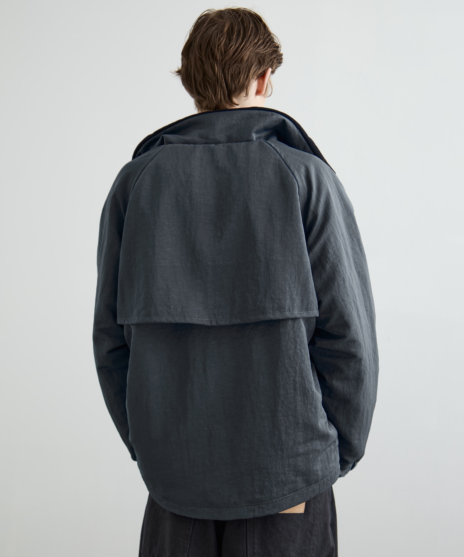 リバーシブルナイロンフリースBL