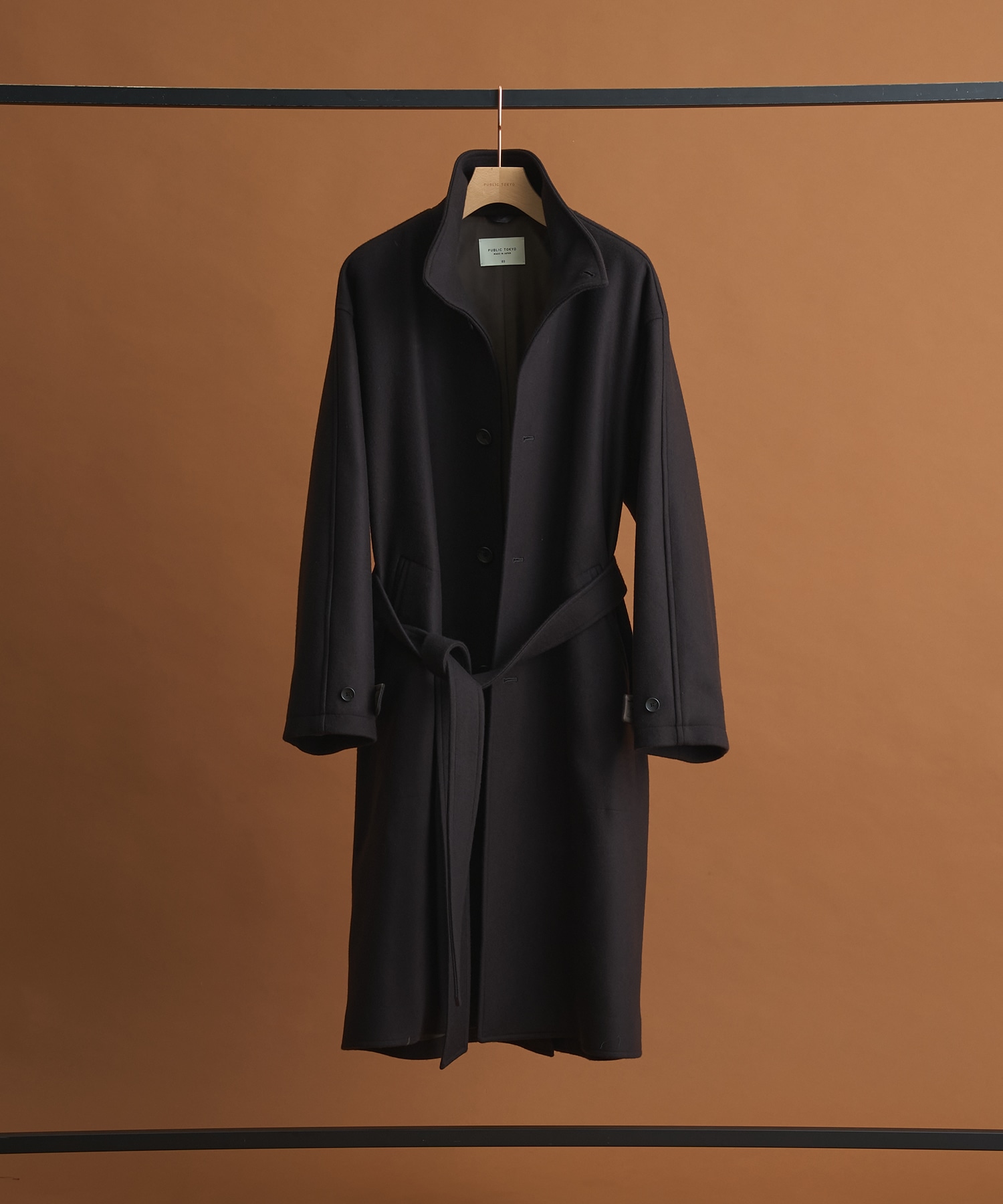 Super140sメルトンオーバーサイズスタンド