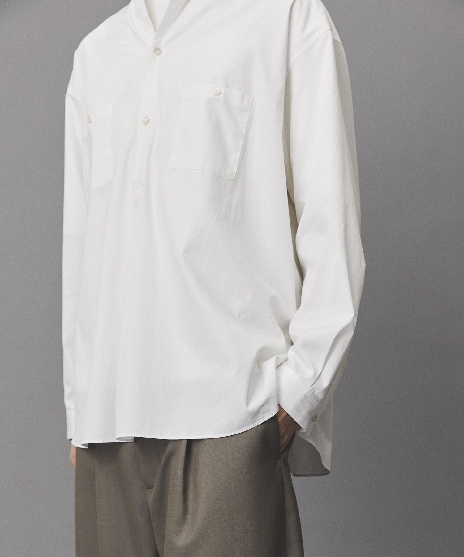 Suvin Giza Band Skipper Shirts