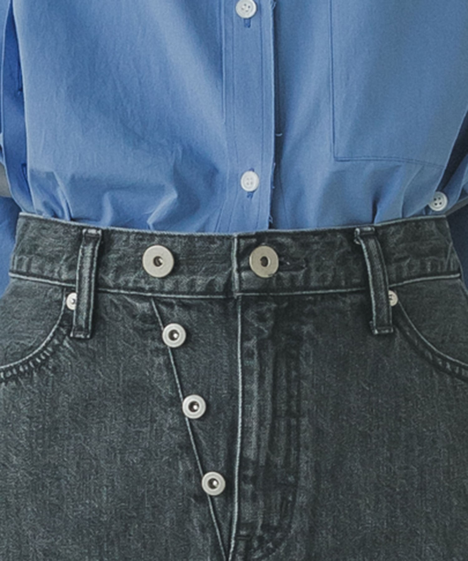 BLACKDENIM MINISKIRT