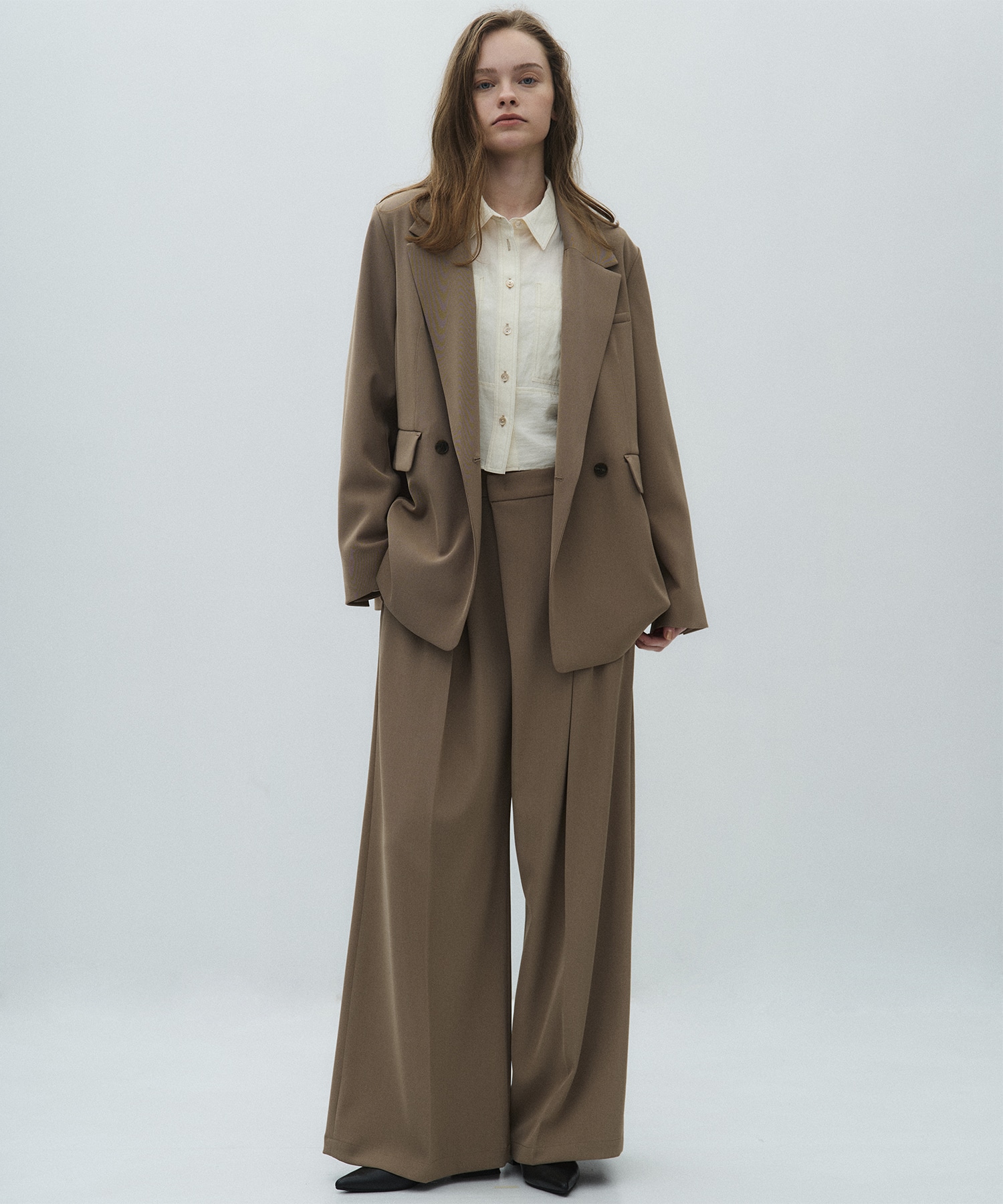 ダブルポケットレーヨンショートシャツ