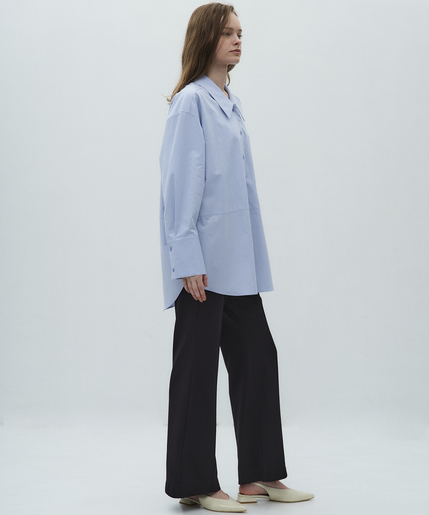 シングルポケットオーバーシャツ