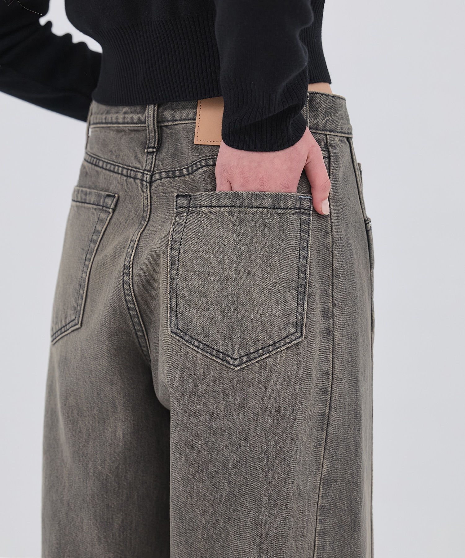 PUBLIC DENIM GRY CURVE