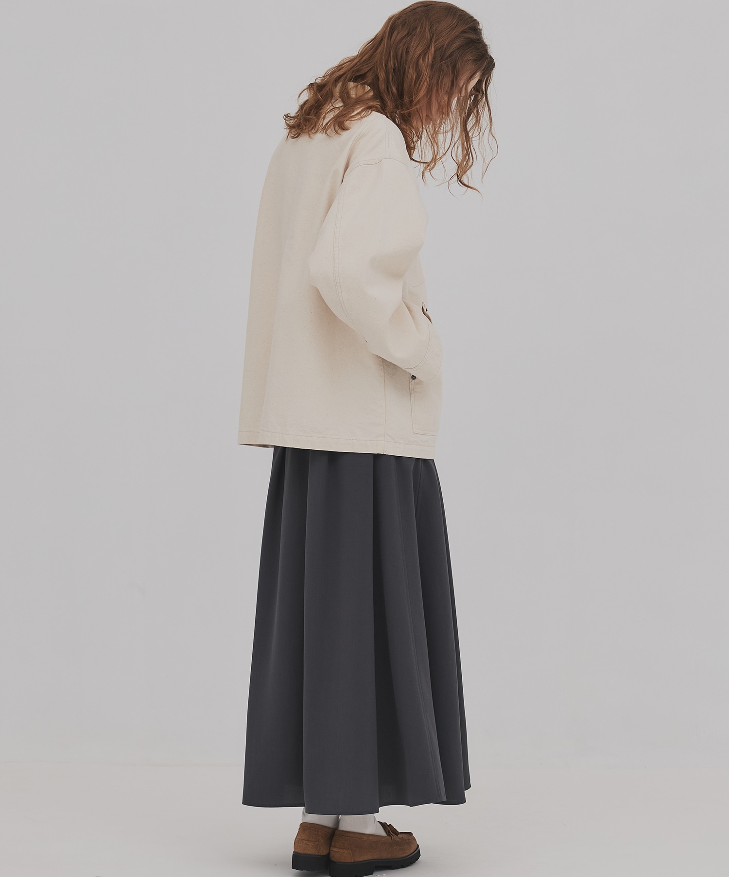 ジップカバーオールブルゾン