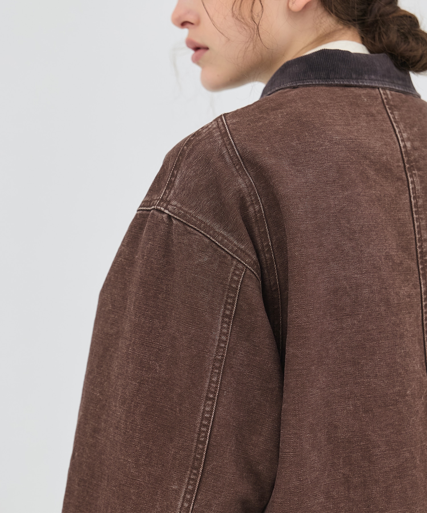 ジップカバーオールブルゾン