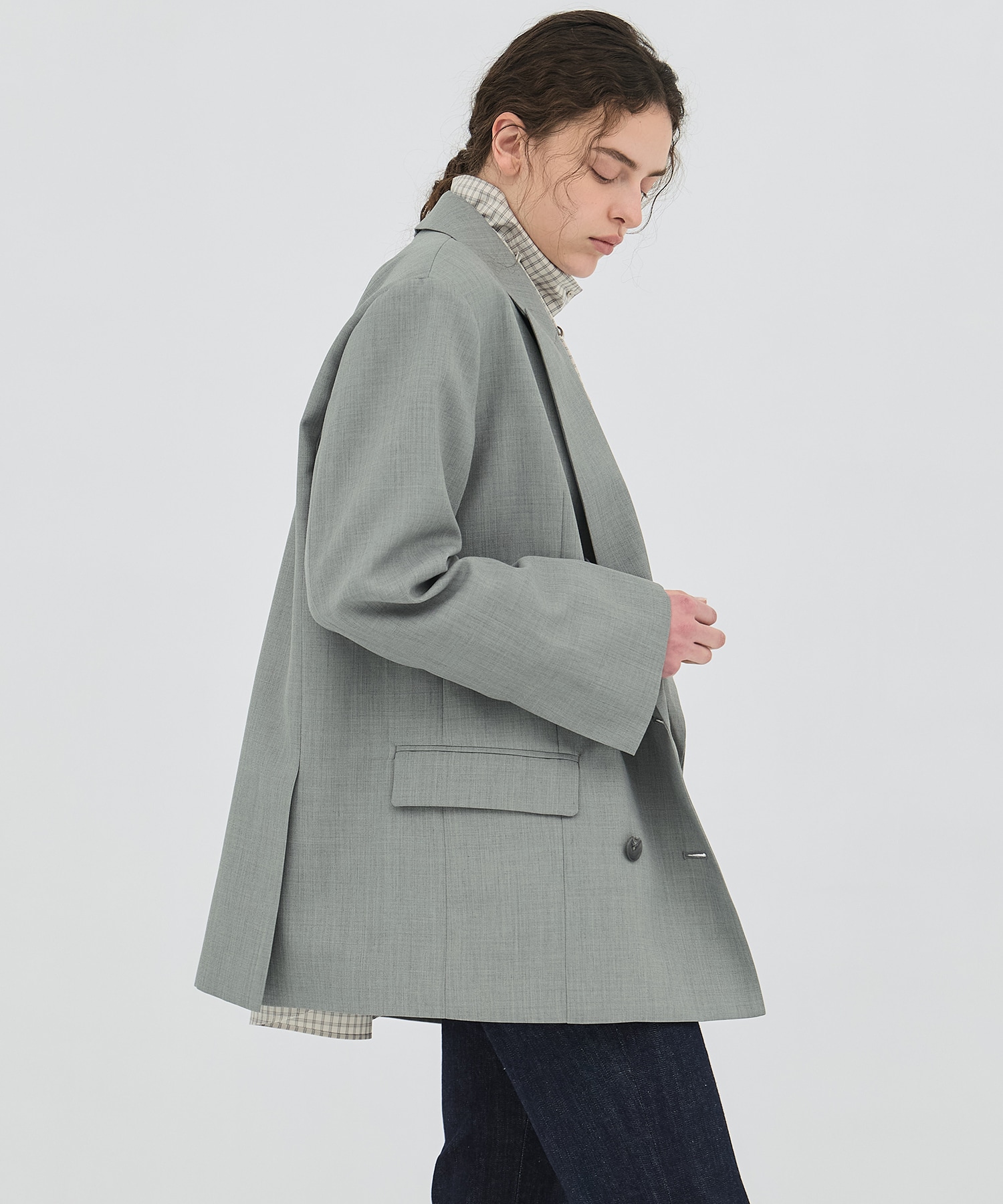 ダブルブレストビックジャケット