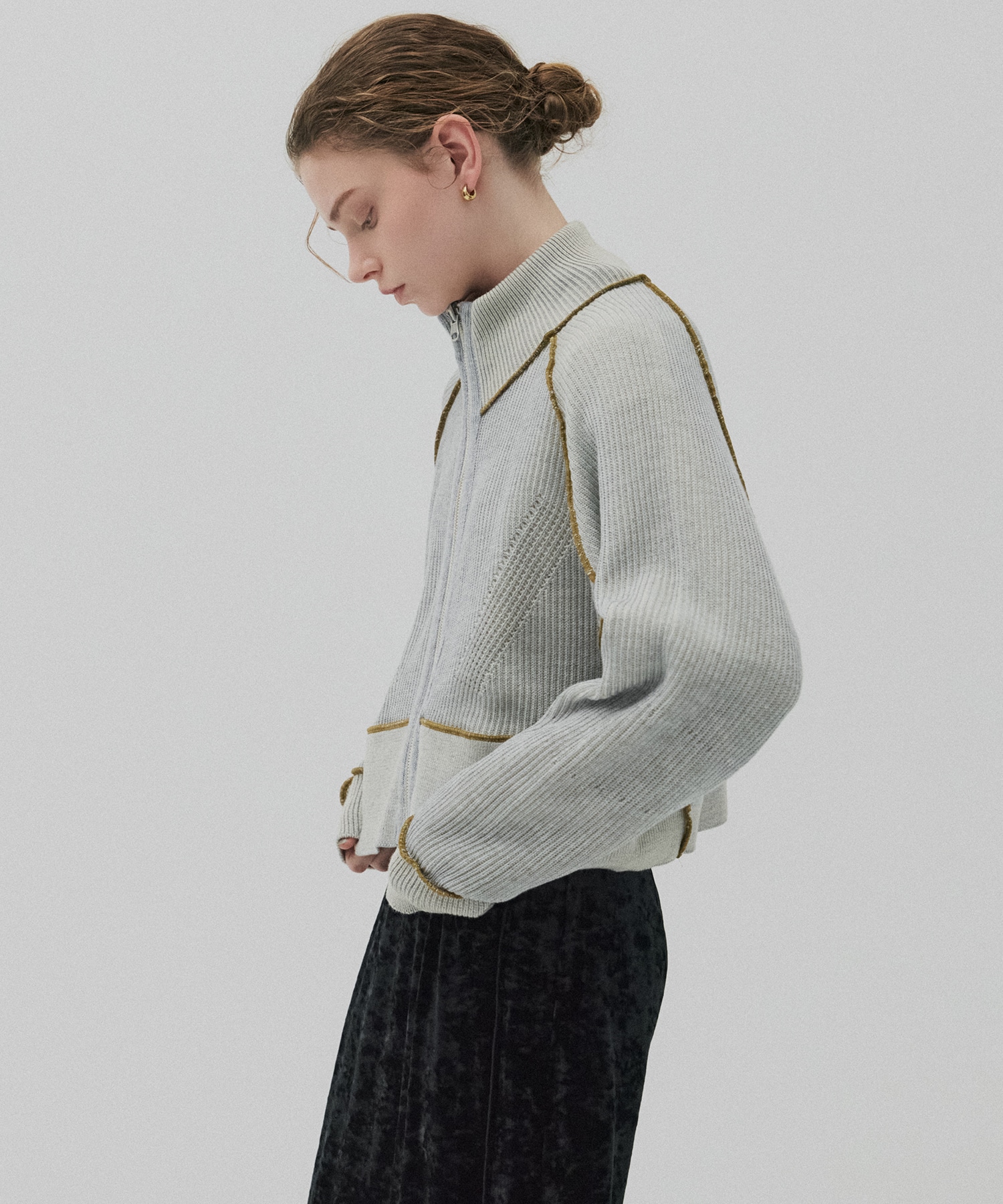 ダブルリブリバードライバーズニット