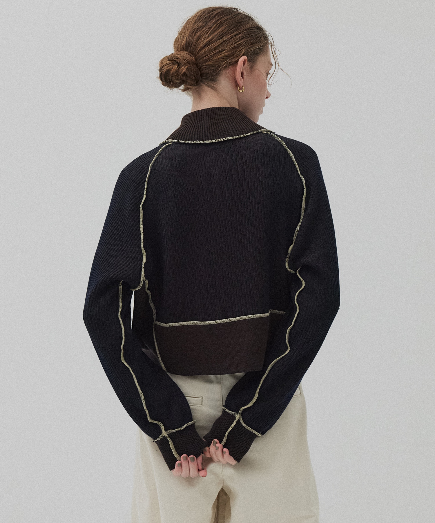 ダブルリブリバードライバーズニット