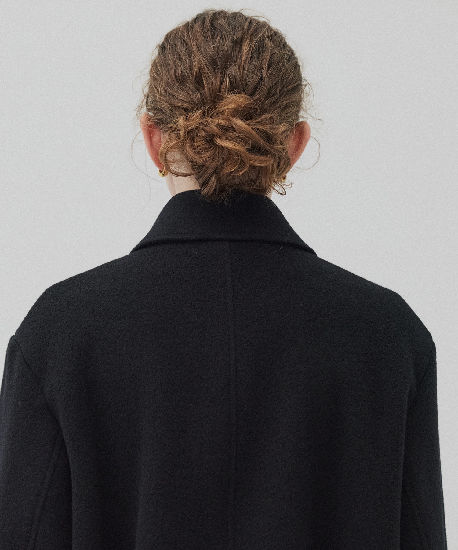 【再入荷】ウールジップタックショートコート