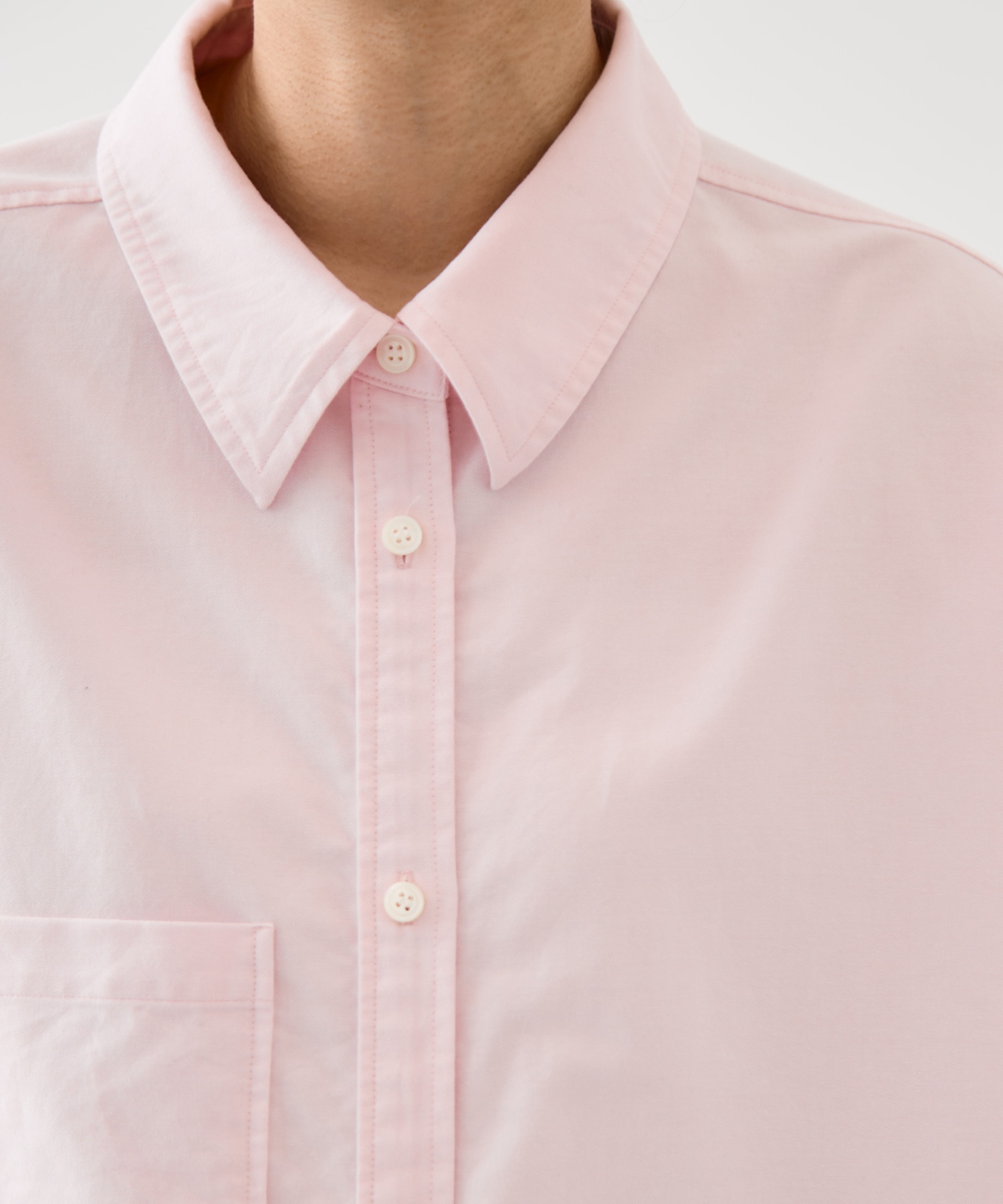 ウォッシュドオックスシャツ