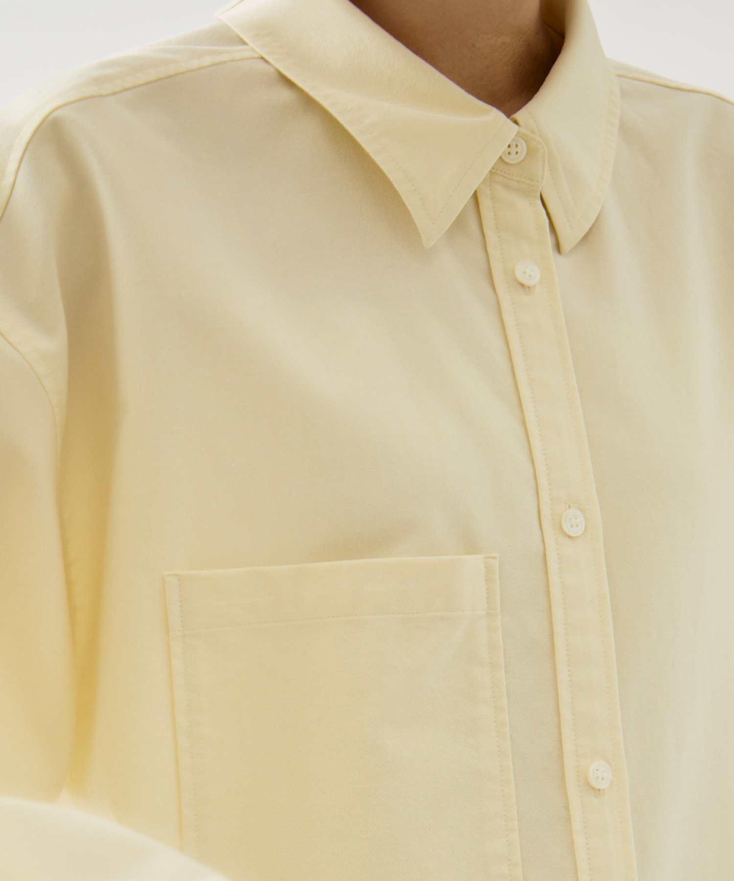 ウォッシュドオックスシャツ