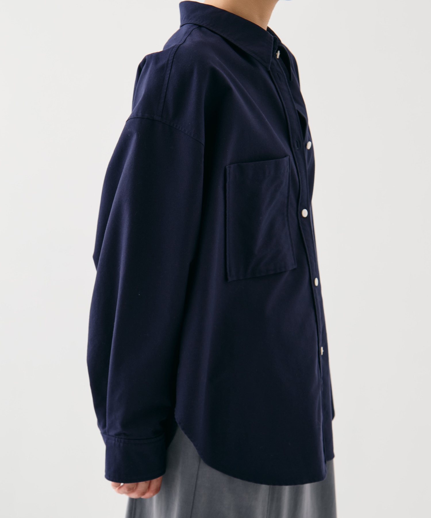 ウォッシュドオックスシャツ