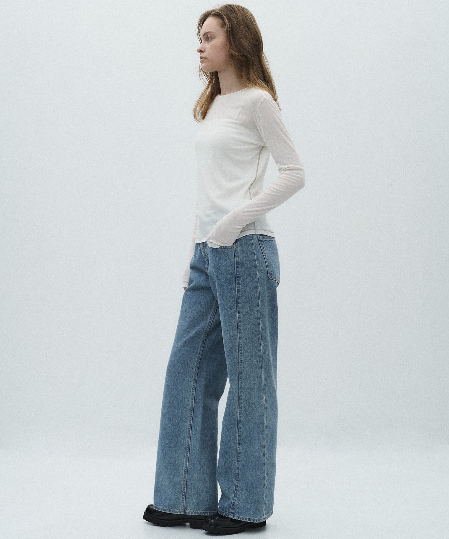 ミニマルコットンシアーTOP