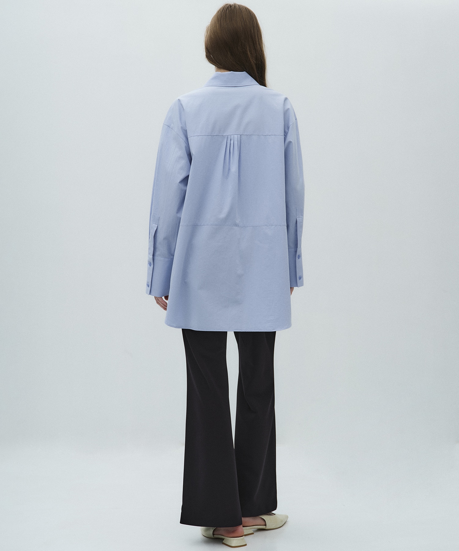 ストレッチハイライズフレアパンツ