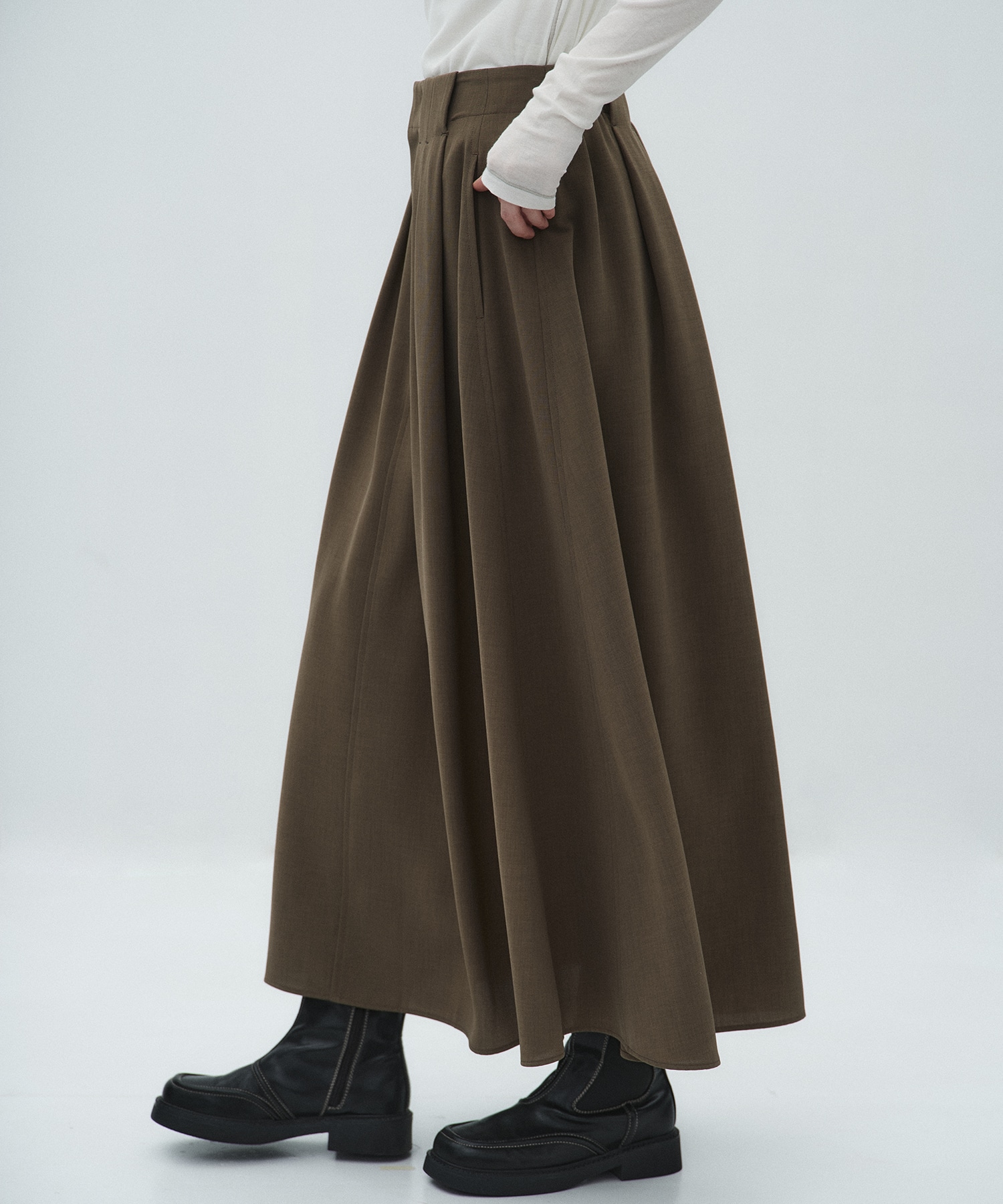 タックフレアスカート