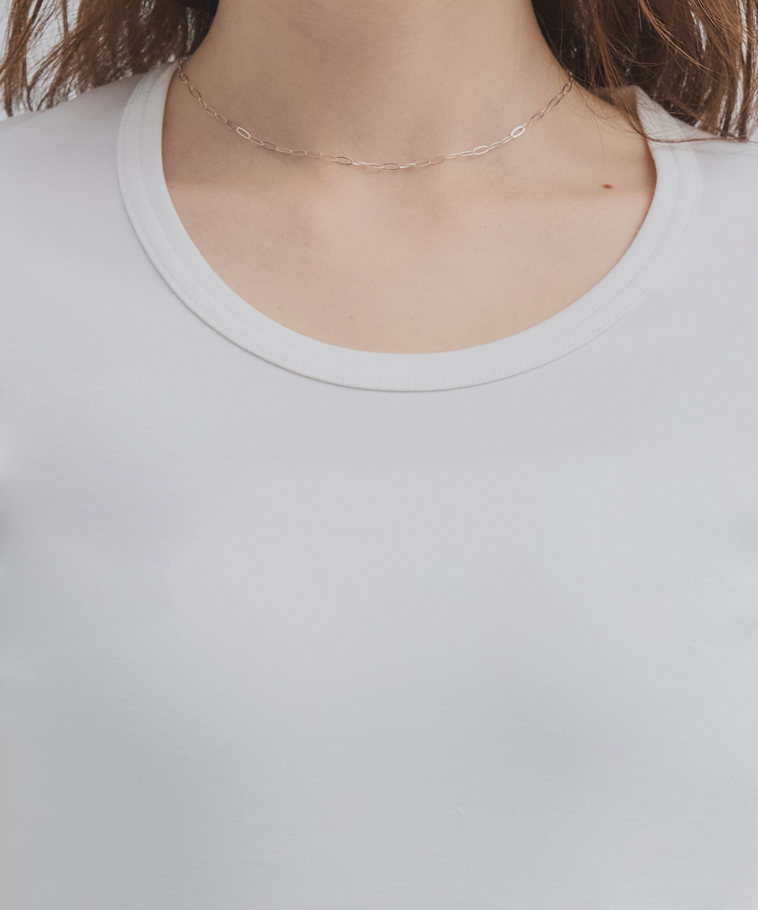 極 スクープネックTEE