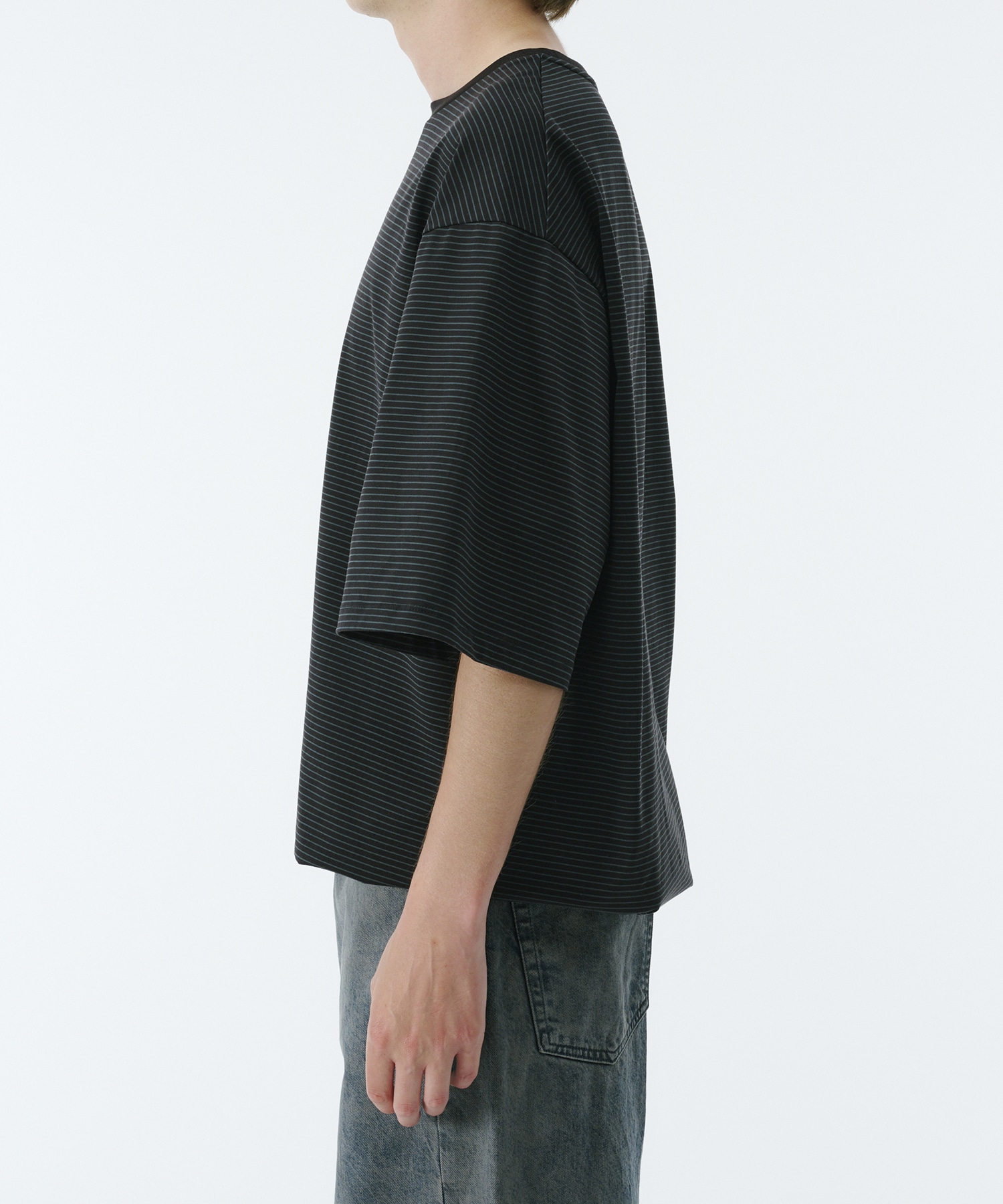 ビューティーコットンコードボーダーTEE